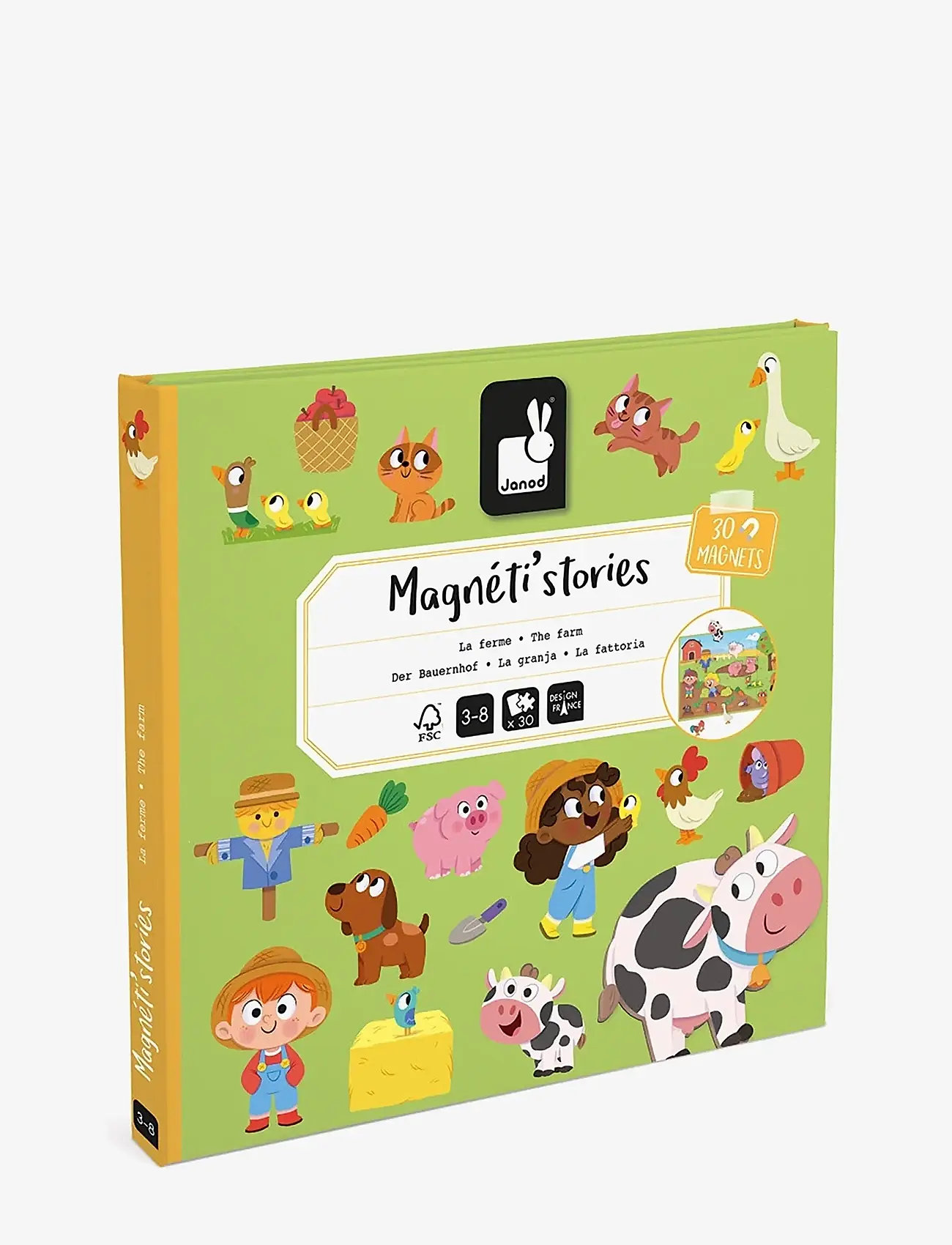 Janod - Magneti'Stories Farm - legesæt - mulit - 1
