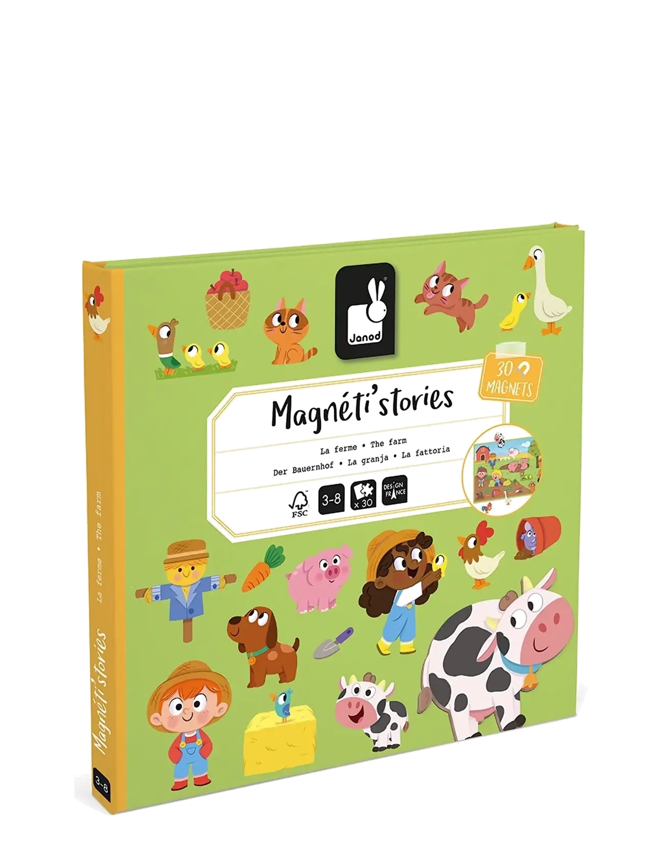 Janod Magneti'Stories Farm - Inspiration - MULIT / green