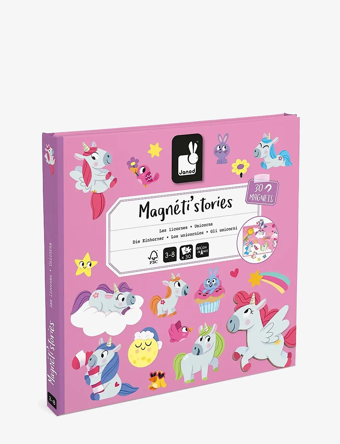 Janod - Magneti'Stories - Unicorns - käsitöökomplekt - mulit - 1