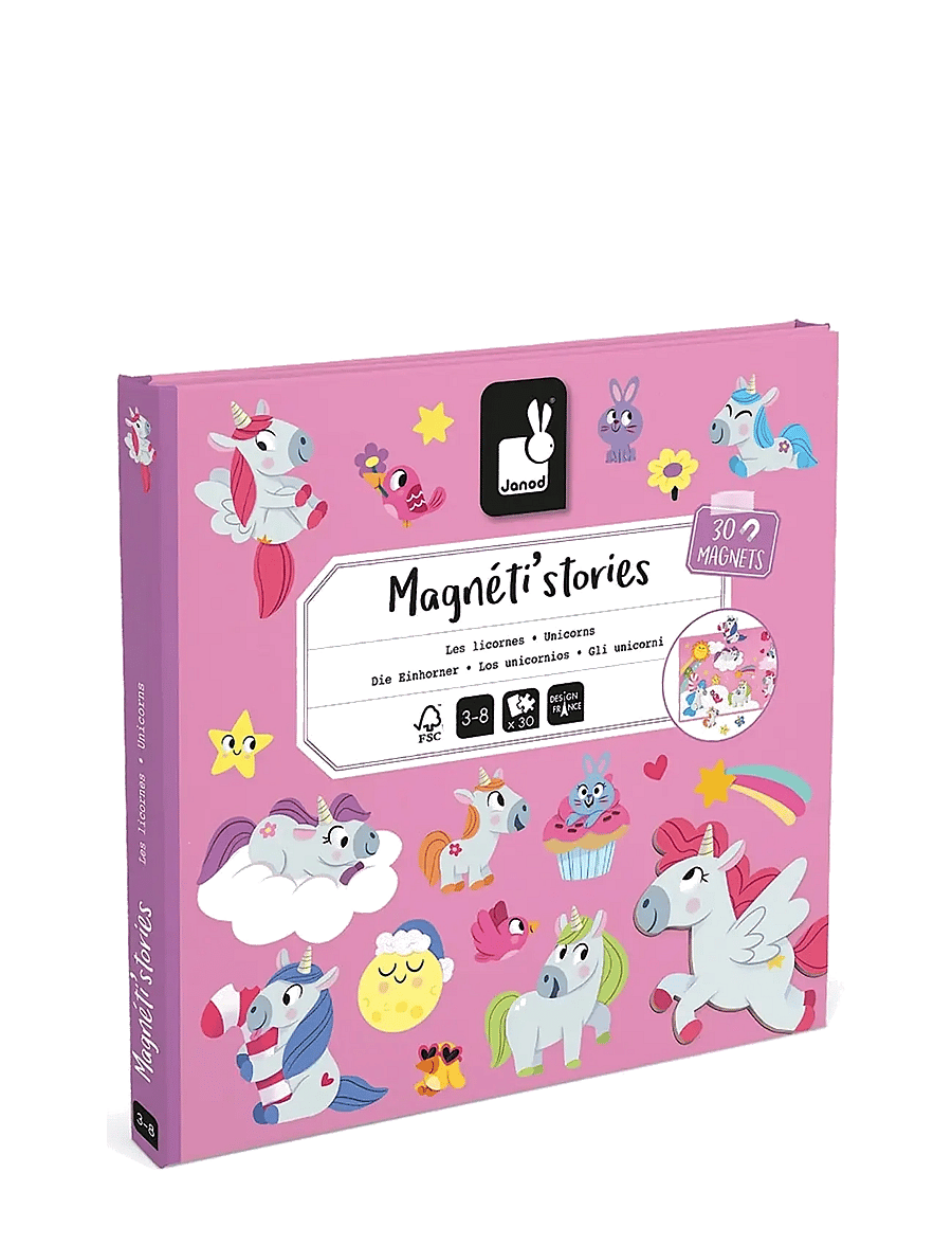 Janod - Magneti'Stories - Unicorns - rankdarbių rinkinys - mulit - 1
