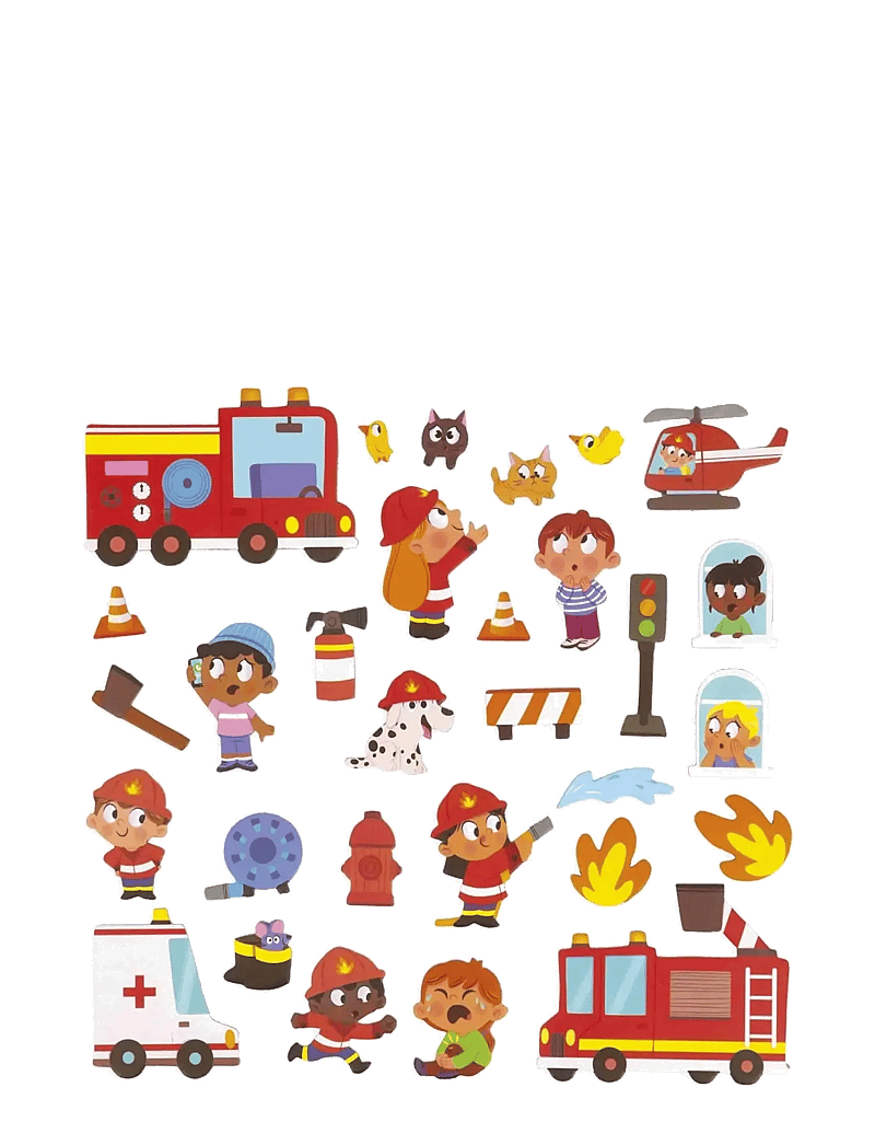 Janod - Magneti'Stories Firemen - mulit - 5