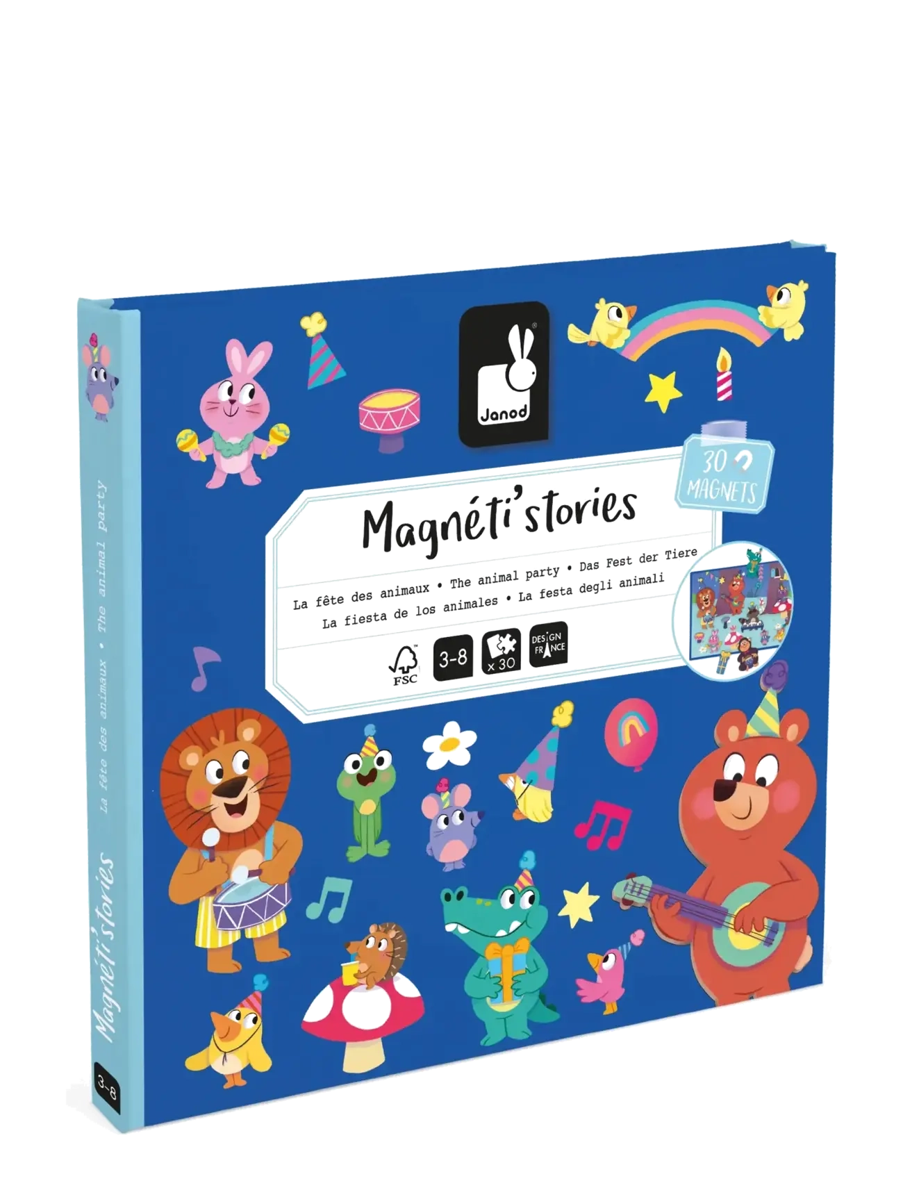 Janod Magneti'Stories - The Animal Party - Neuheiten - MULIT / multi