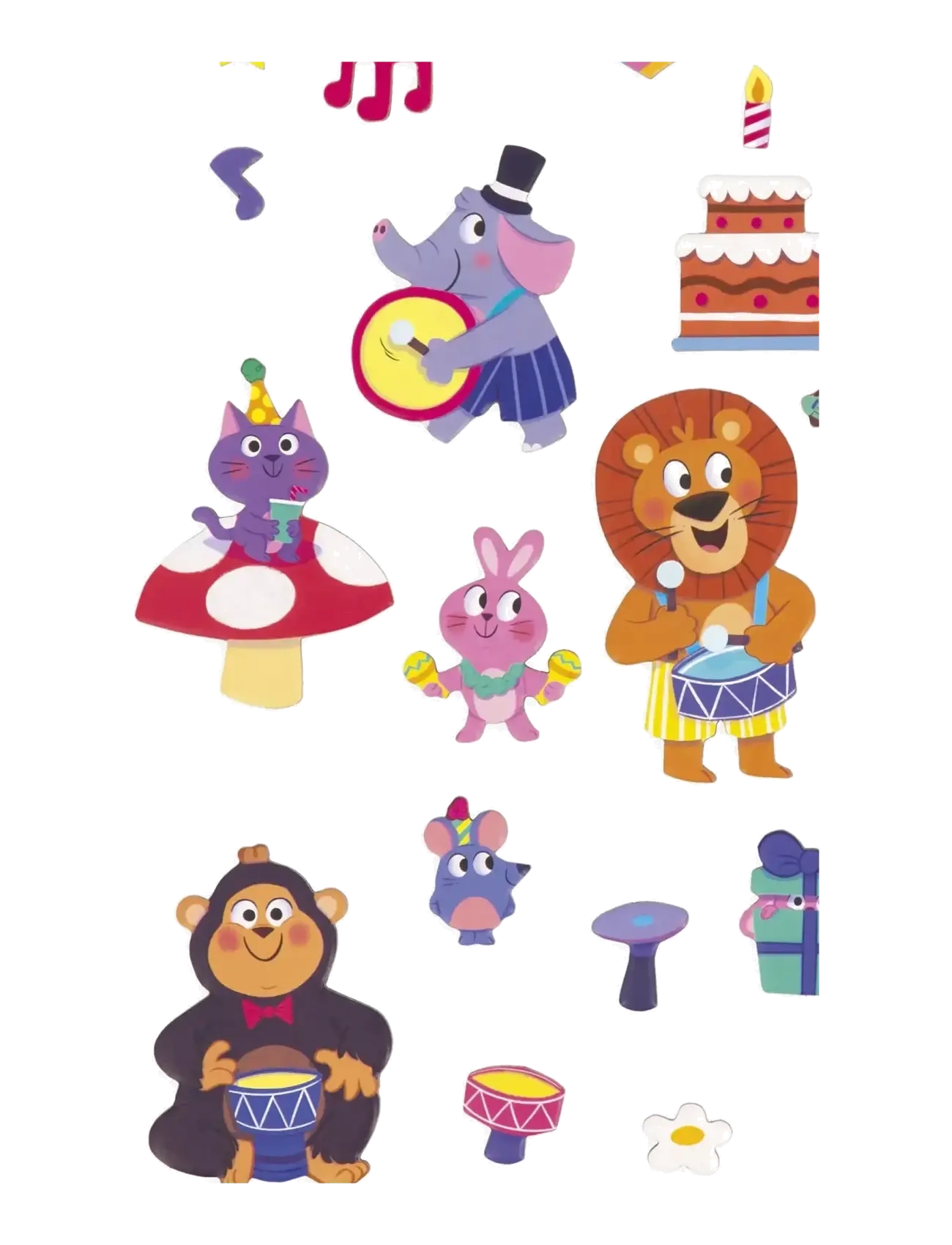 Janod - Magneti'Stories - The Animal Party - geschichtenbücher - mulit - 1
