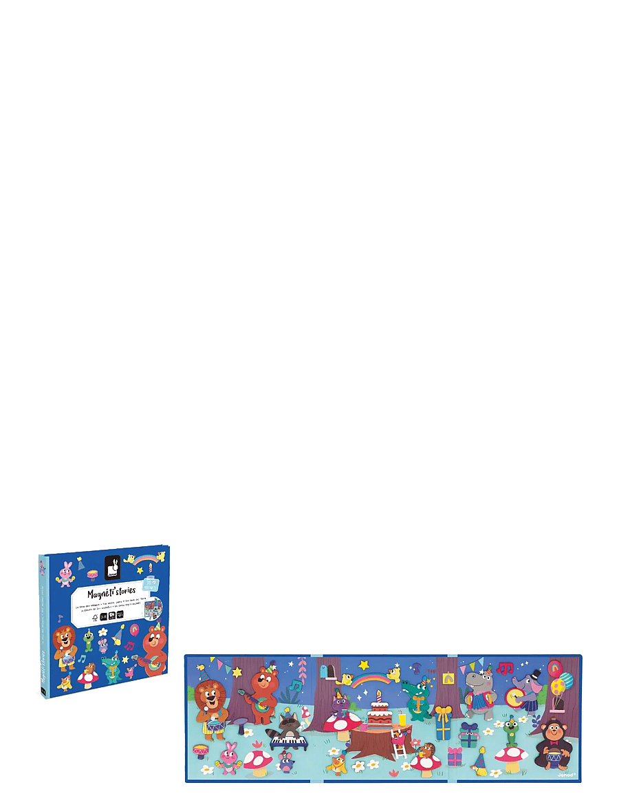Janod - Magneti'Stories - The Animal Party - geschichtenbücher - mulit - 3