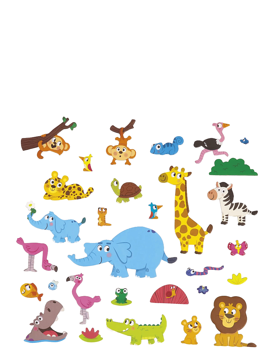 Janod - Magneti'Stories - African Animals - bastelset - mulit - 1
