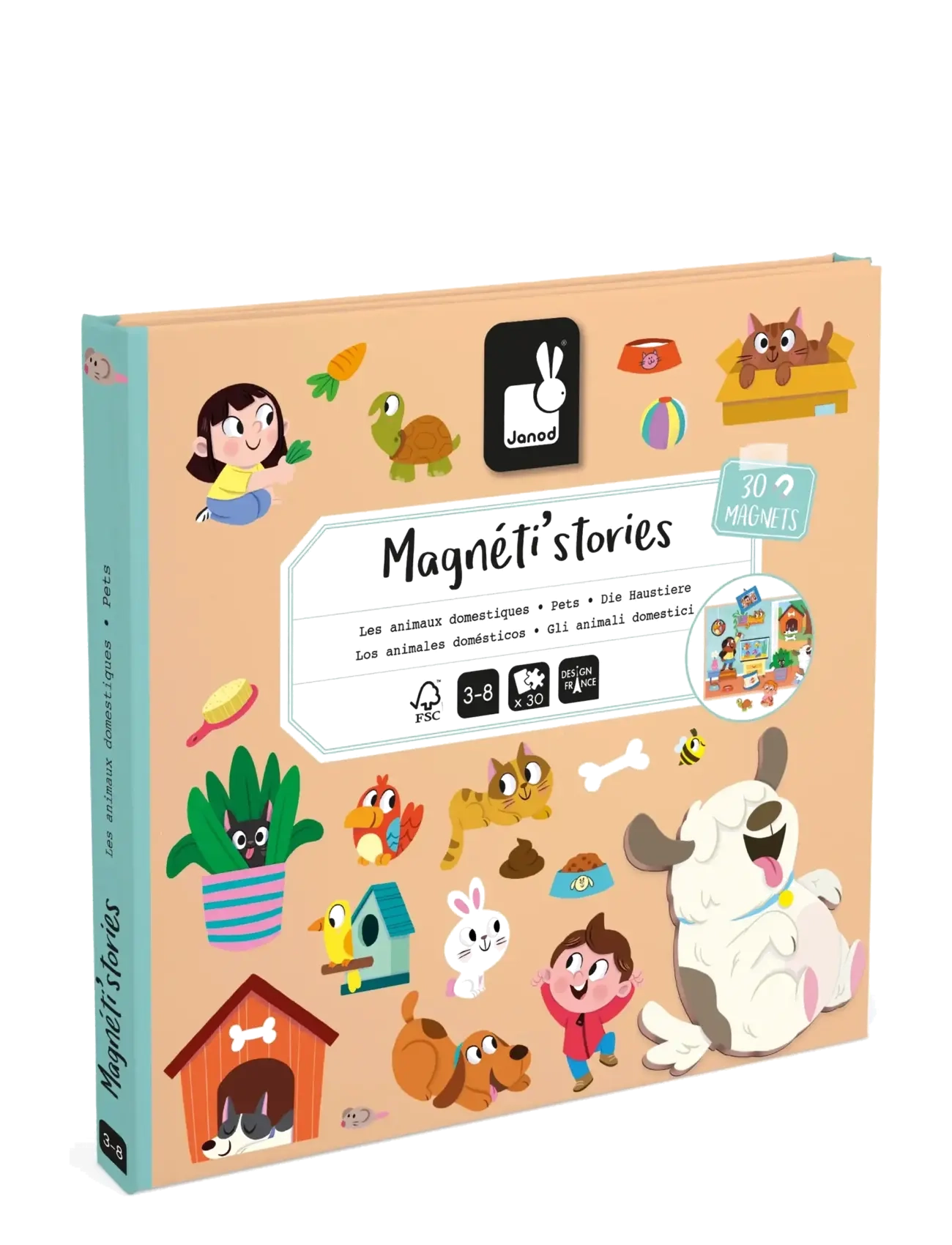 Janod Magneti'Stories - Pets - Neuheiten - MULIT / multi