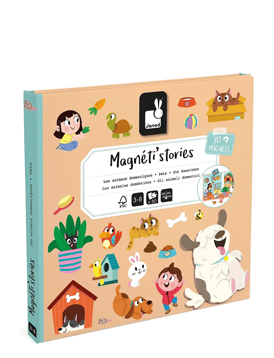 Janod - Magneti'Stories - Pets - geschichtenbücher - mulit - 0