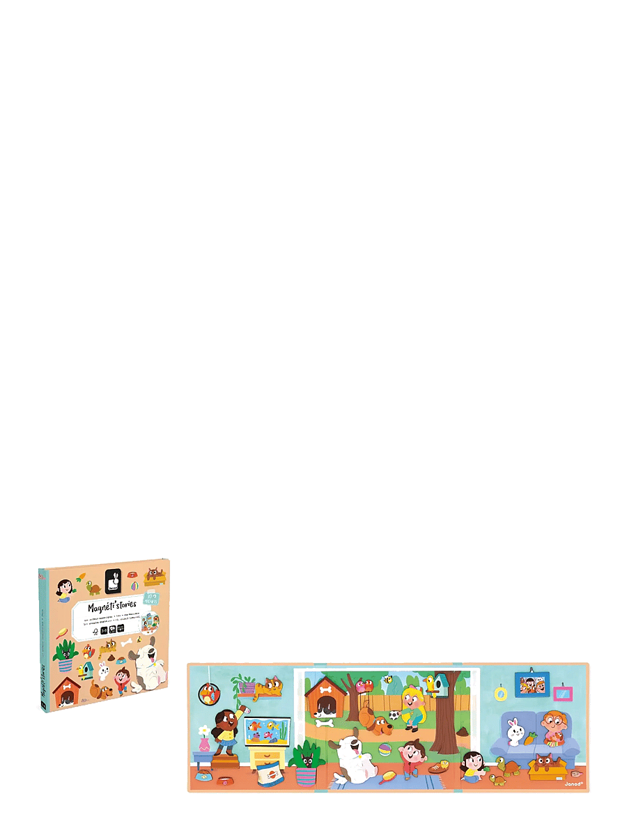 Janod - Magneti'Stories - Pets - geschichtenbücher - mulit - 2