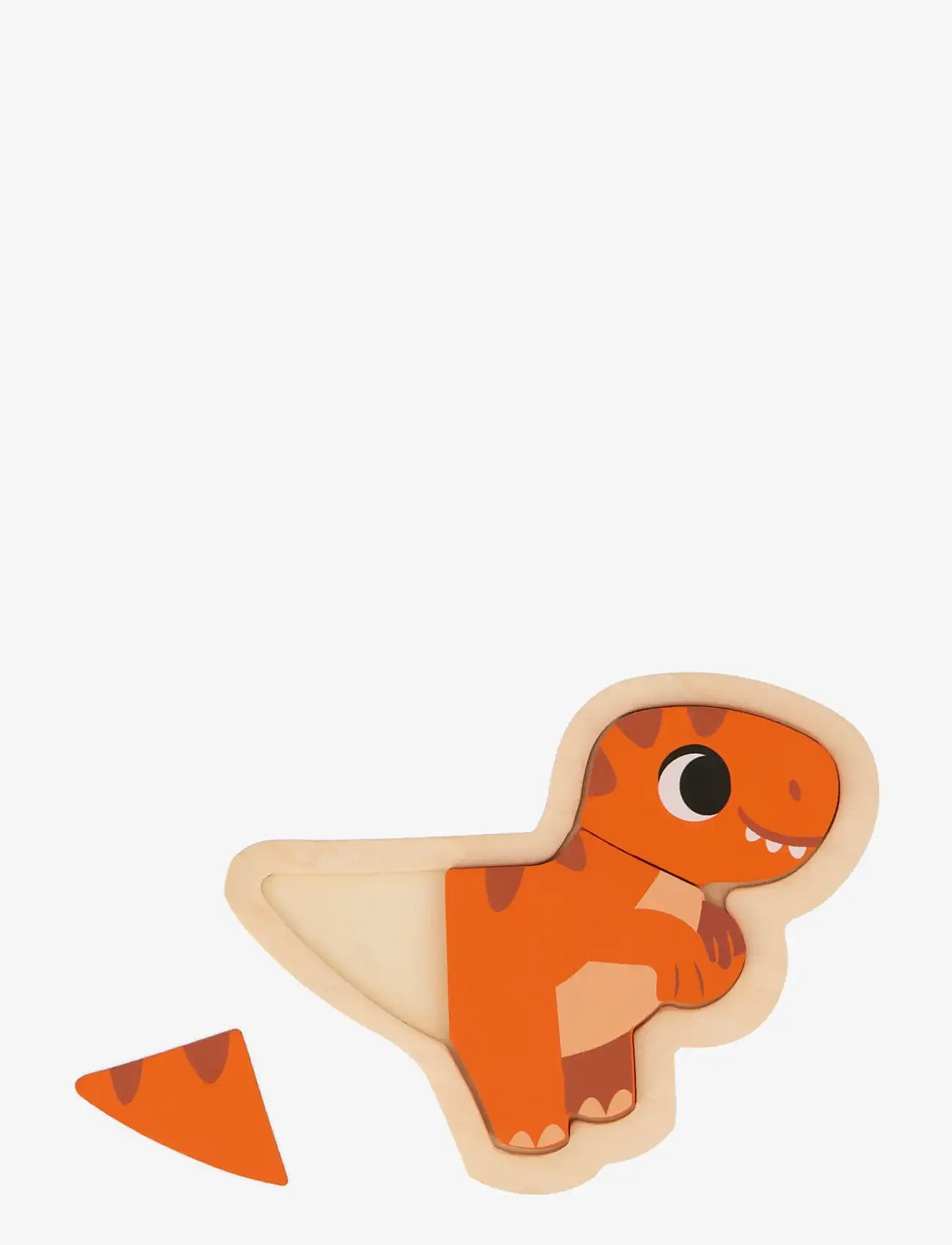Janod - Puzzle - 4 Progressive - Dino - holzpuzzle - mulit - 1