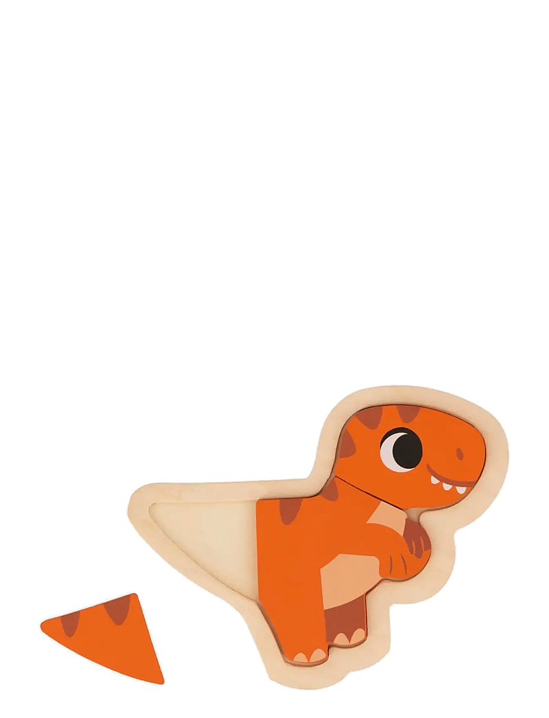 Janod - Puzzle - 4 Progressive - Dino - holzpuzzle - mulit - 1