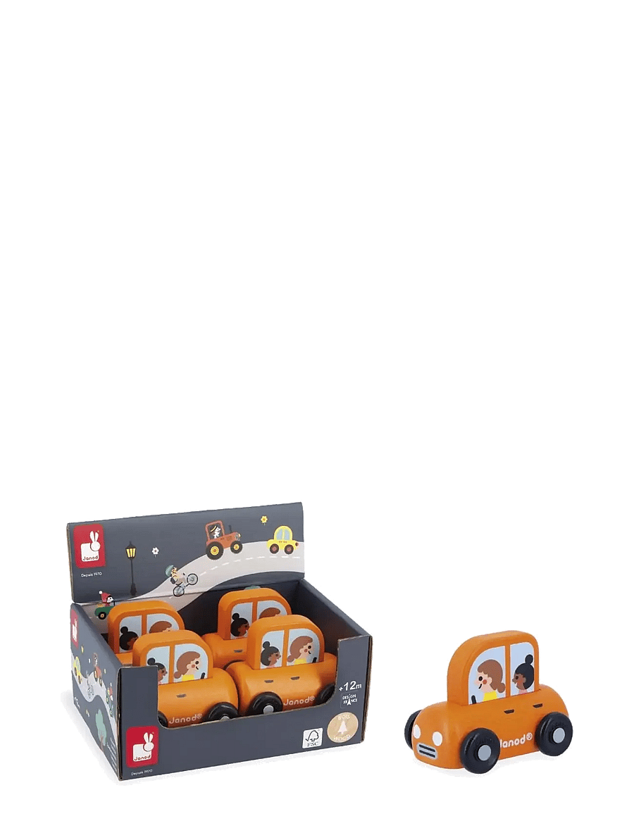 Janod - Janod - Cross Roads - Family Car (Display: 4) - multi - 1