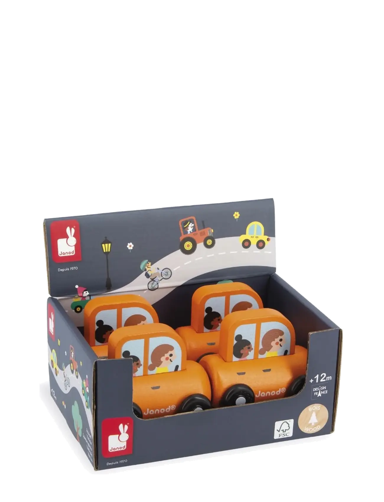 Janod - Janod - Cross Roads - Family Car (Display: 4) - multi - 2