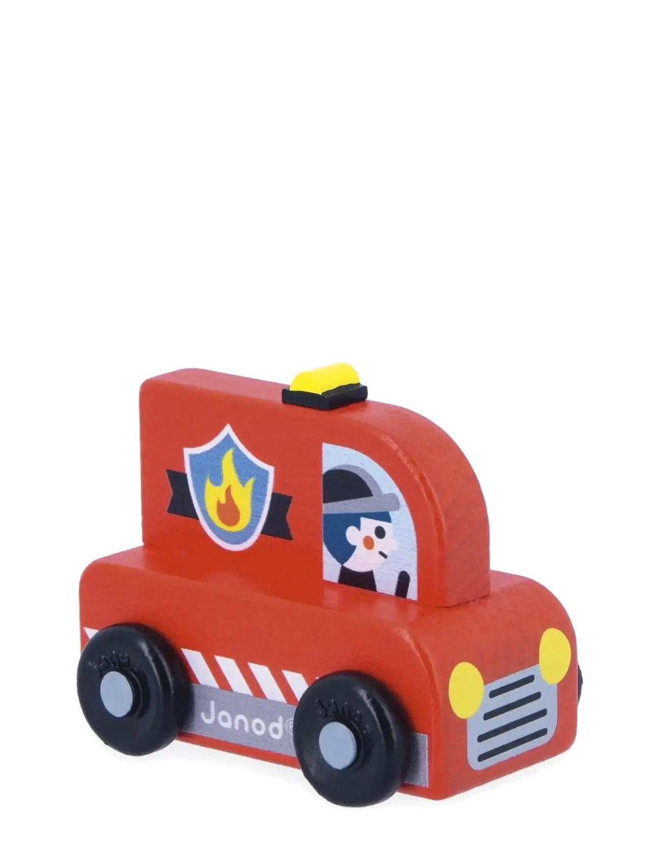 Janod Janod - Cross Roads - Fire Engine (Display: 4) - Legetøjsbiler & Køretøjer - MULTI / red