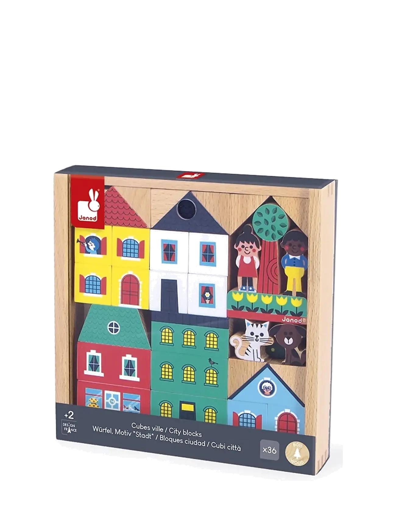 Janod - Janod - Cross Roads - City Blocks - baukästen - multi - 2