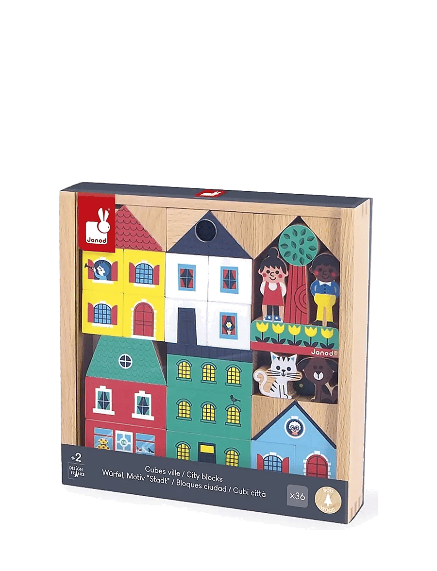 Janod - Janod - Cross Roads - City Blocks - baukästen - multi - 2