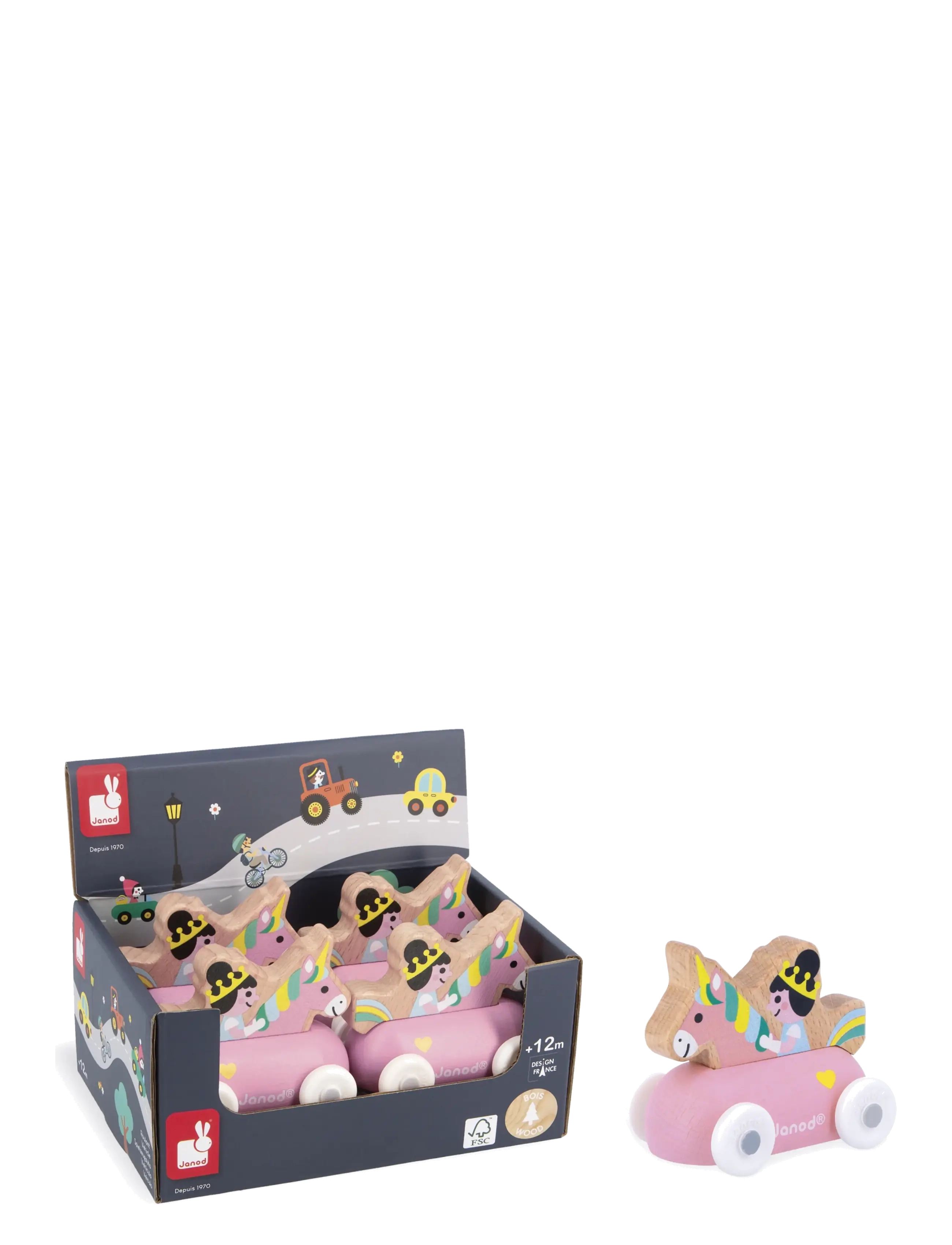 Janod - Janod - Cross Roads - Princess Car - multi - 1