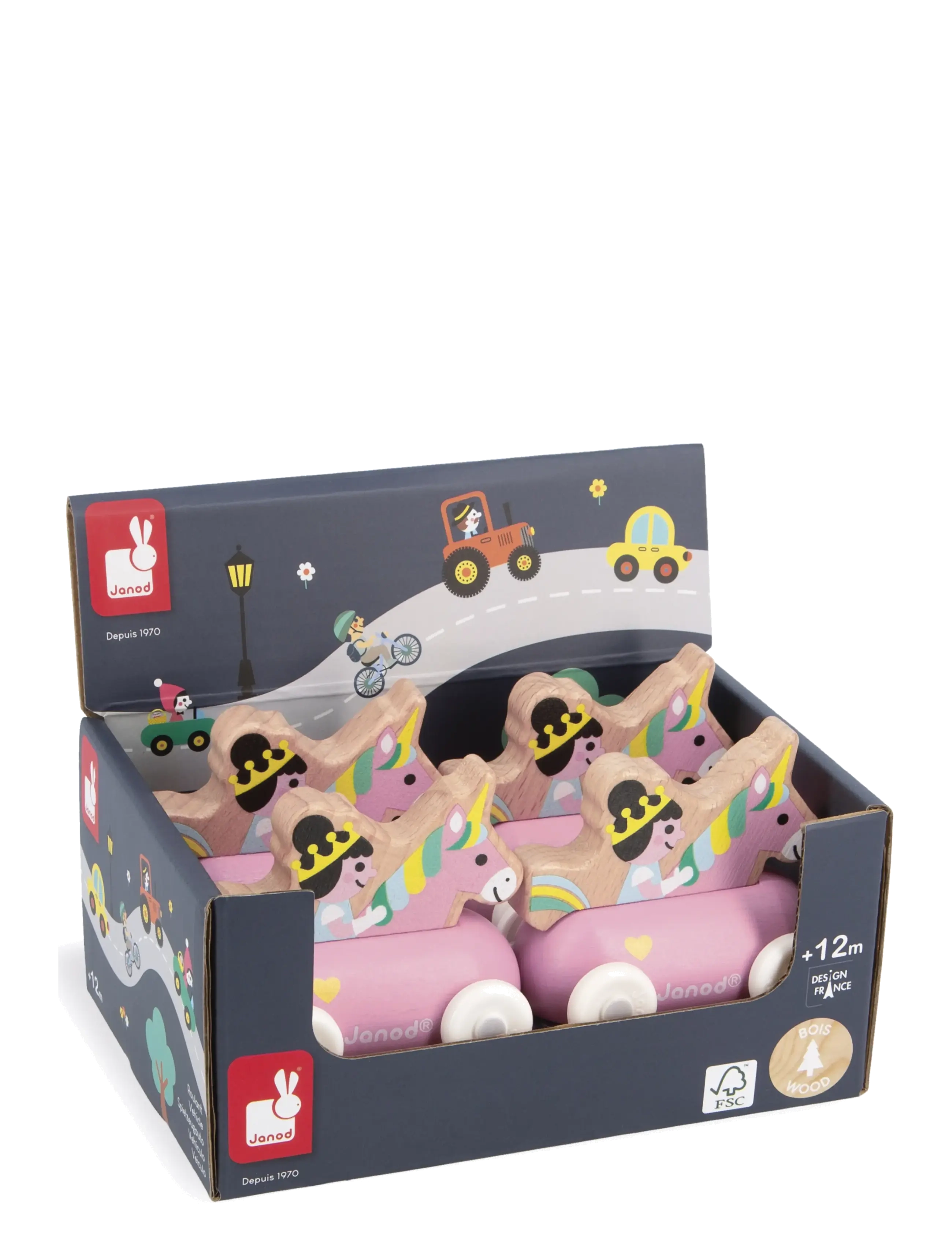 Janod - Janod - Cross Roads - Princess Car - multi - 3