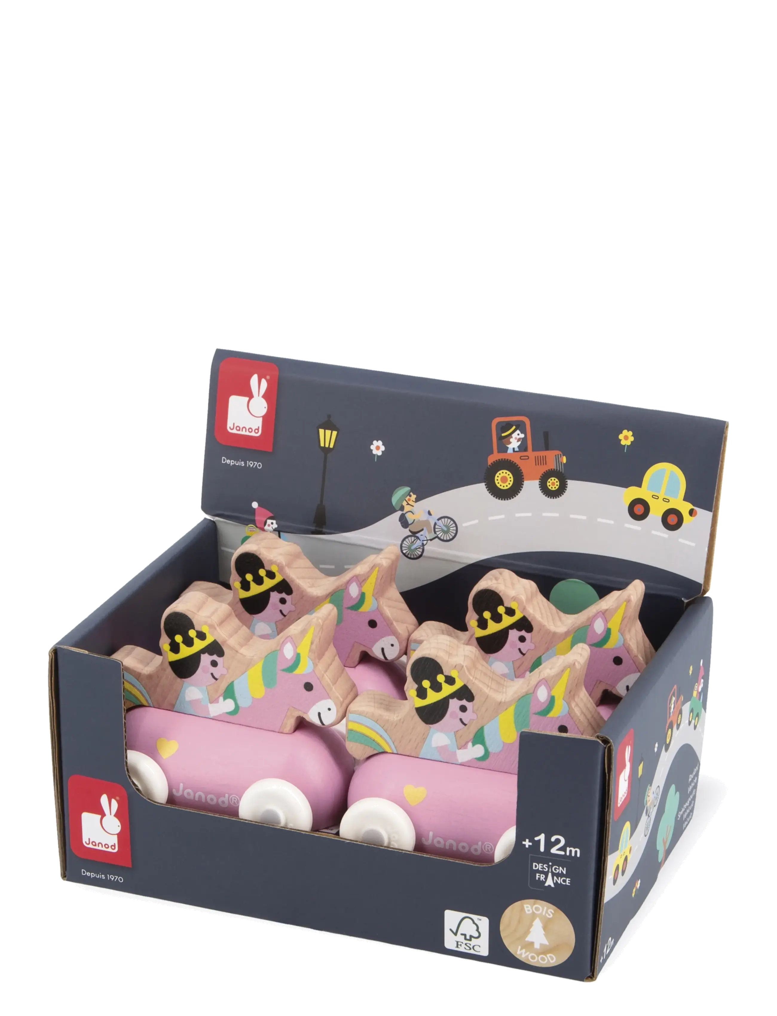 Janod - Janod - Cross Roads - Princess Car - multi - 4