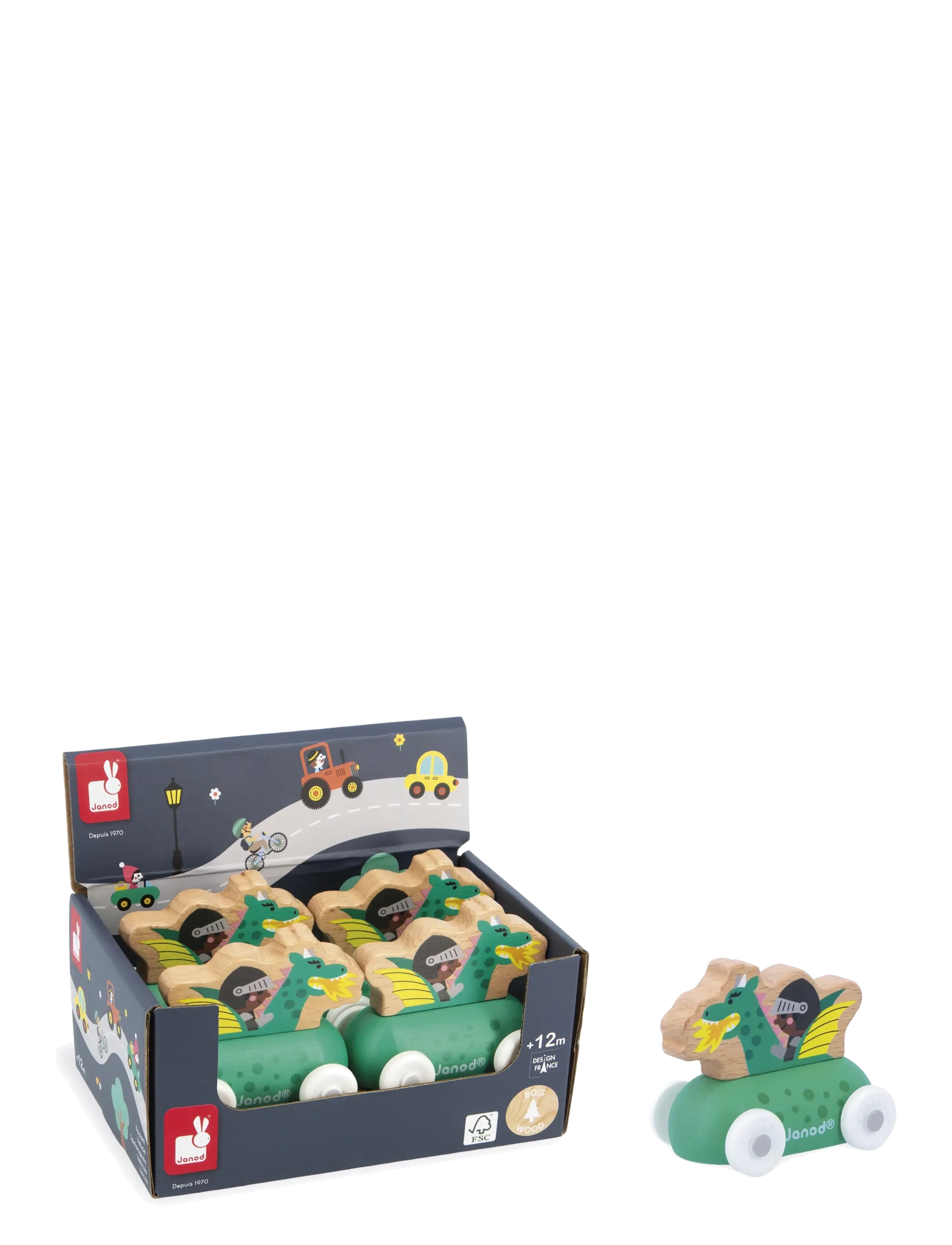 Janod - Janod - Cross Roads - Dragon Car - multi - 3