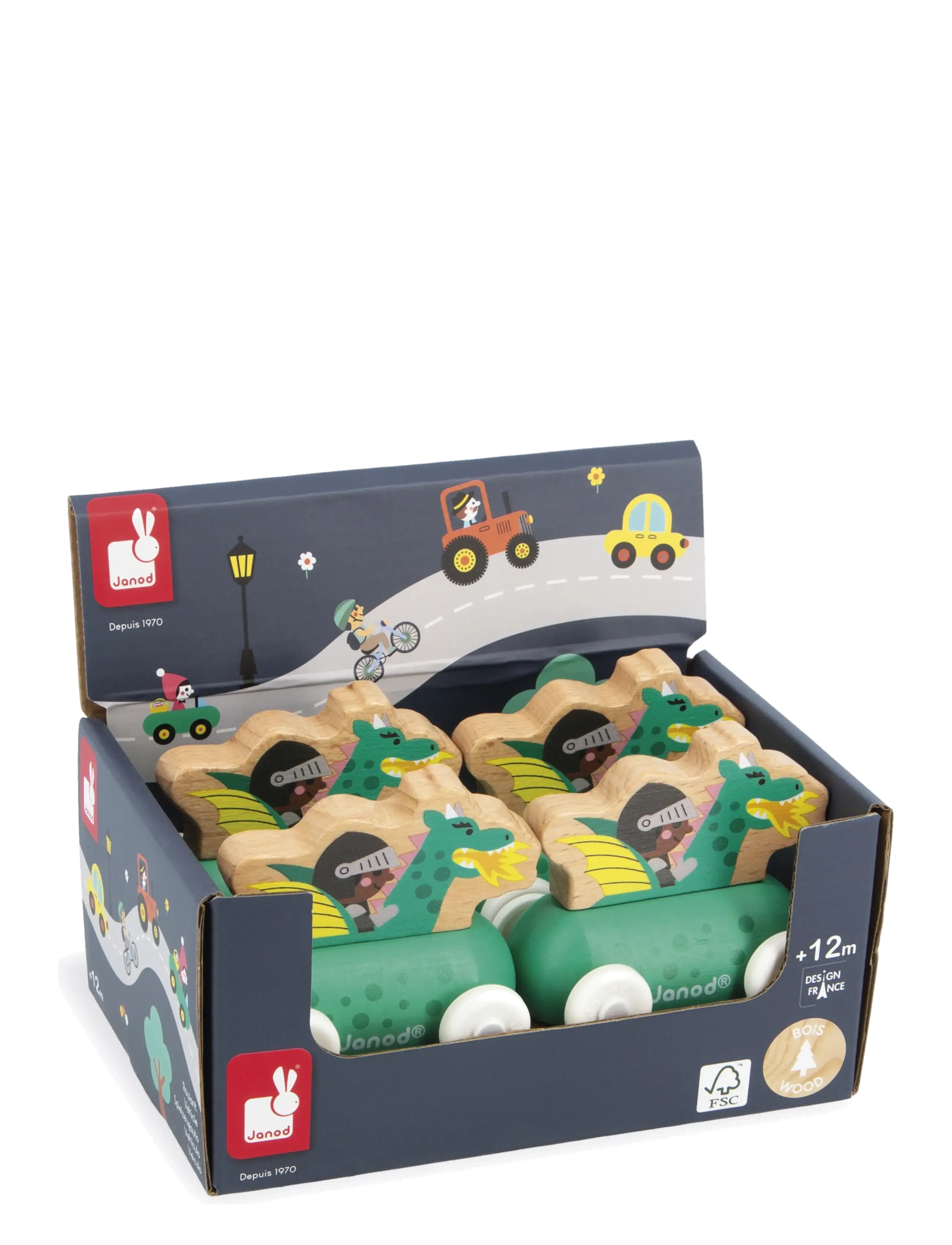 Janod - Janod - Cross Roads - Dragon Car - multi - 4