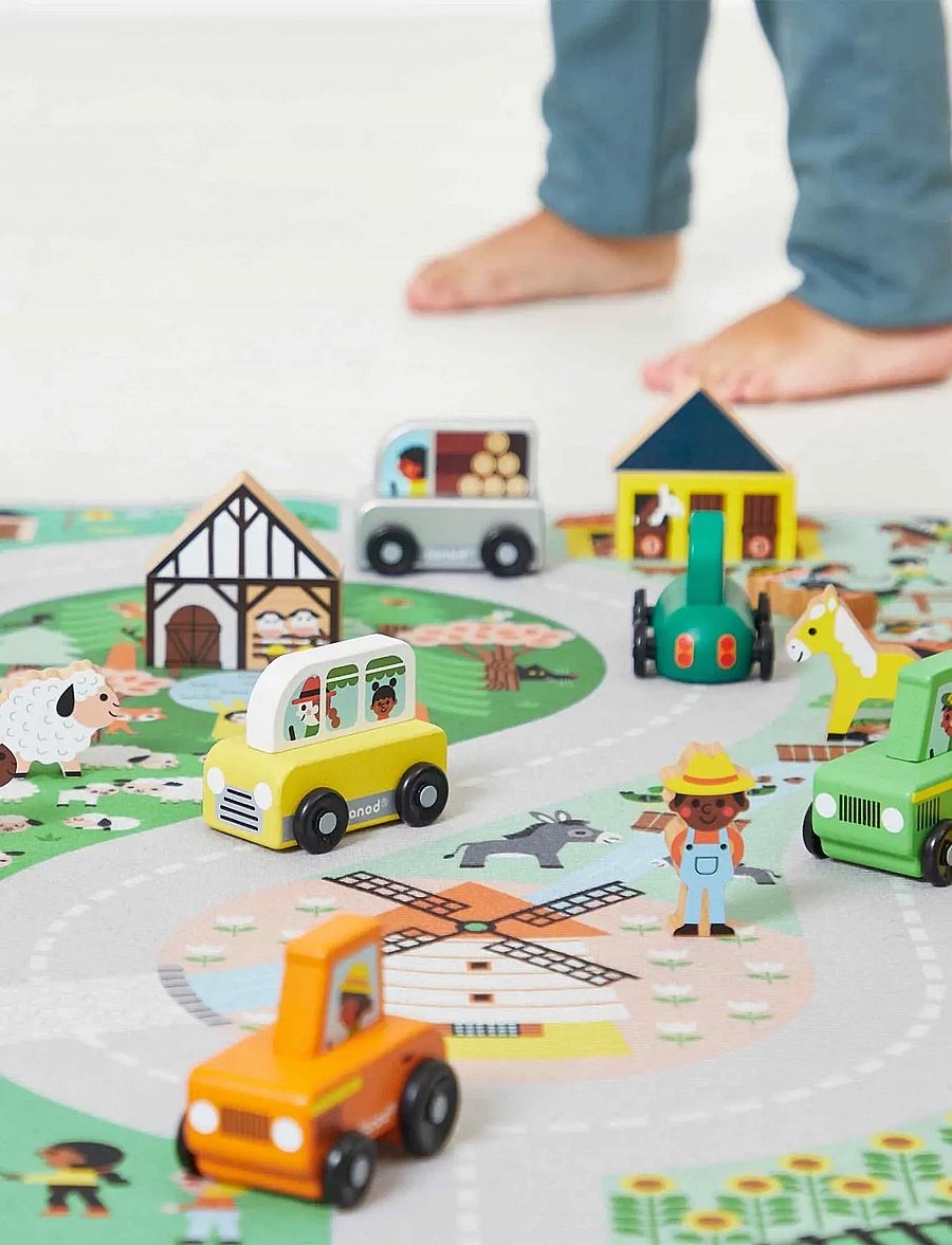 Janod - Janod - Cross Roads - Green Tractor - multi - 0