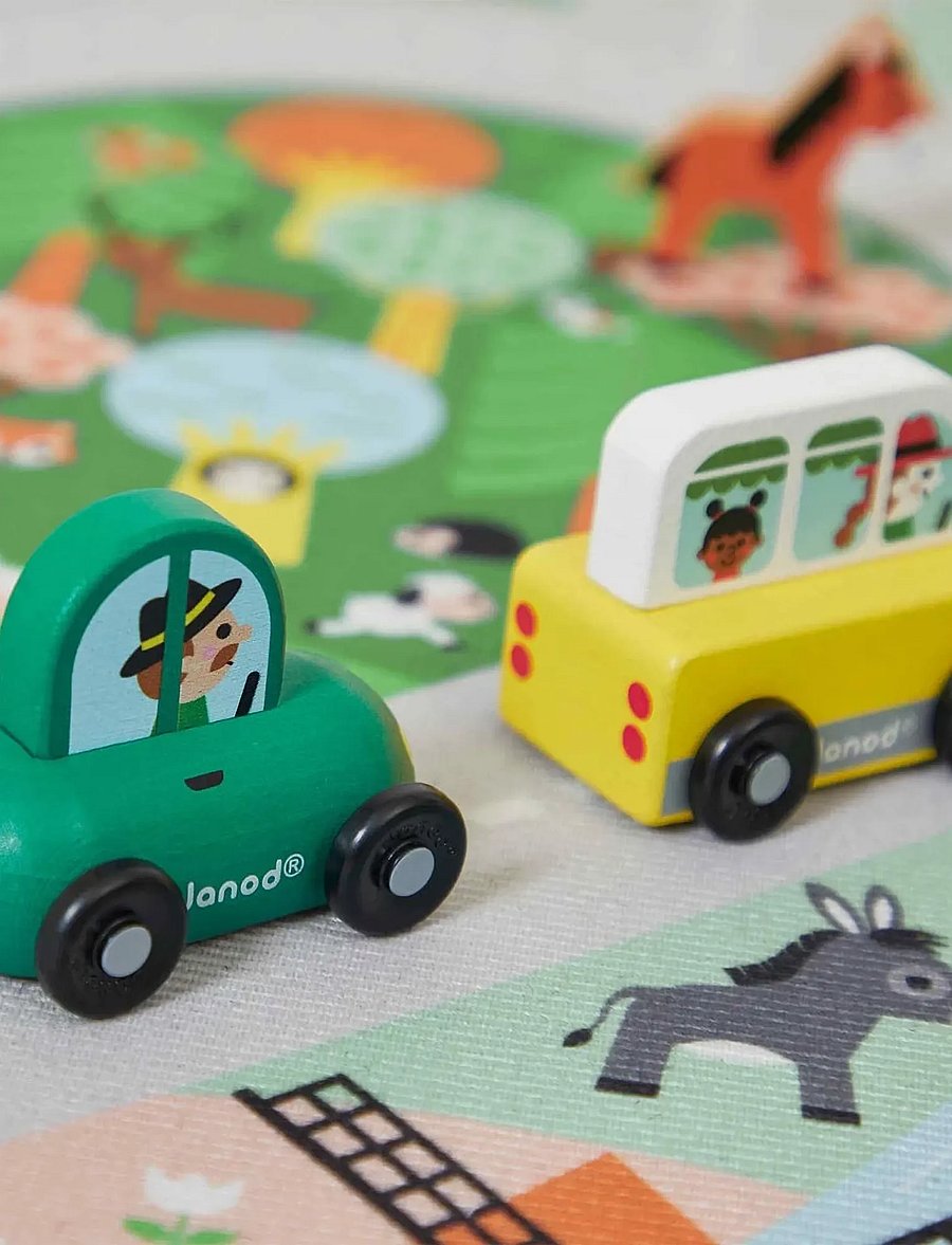Janod - Janod - Cross Roads - Small Car - multi - 0