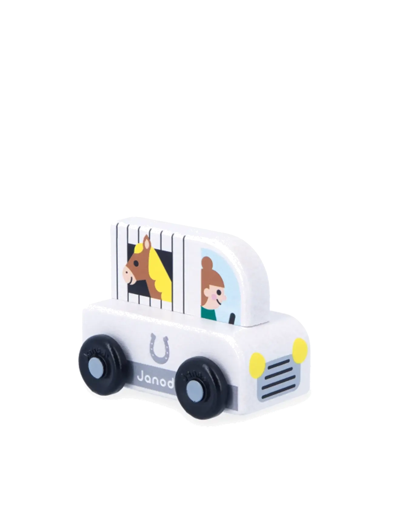 Janod Janod - Cross Roads - Horsebox - Legetøjsbiler & Køretøjer - MULTI / white