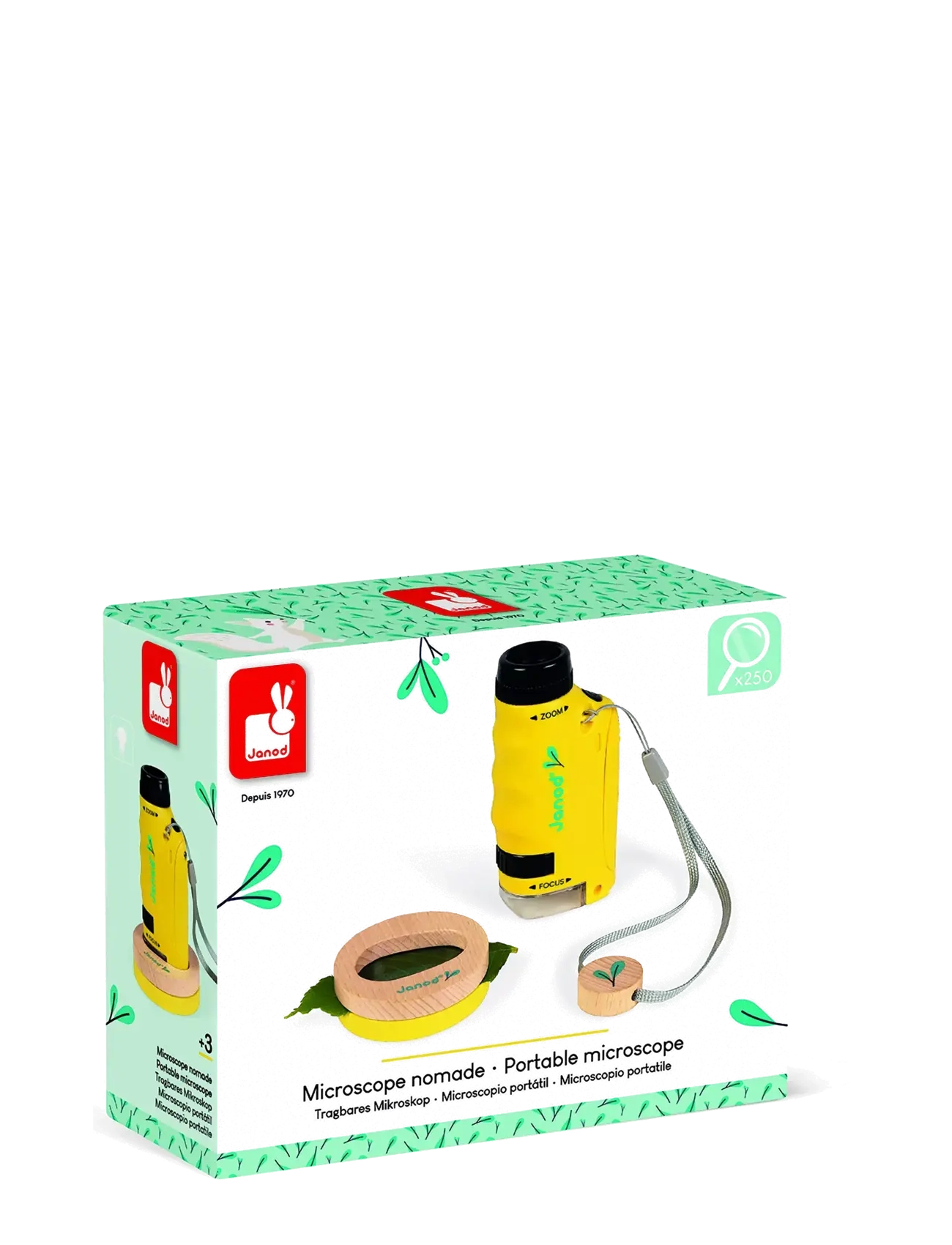 Janod Janod - Happy Garden - Microscope - Eksperimenter og videnskab - MULTI / yellow