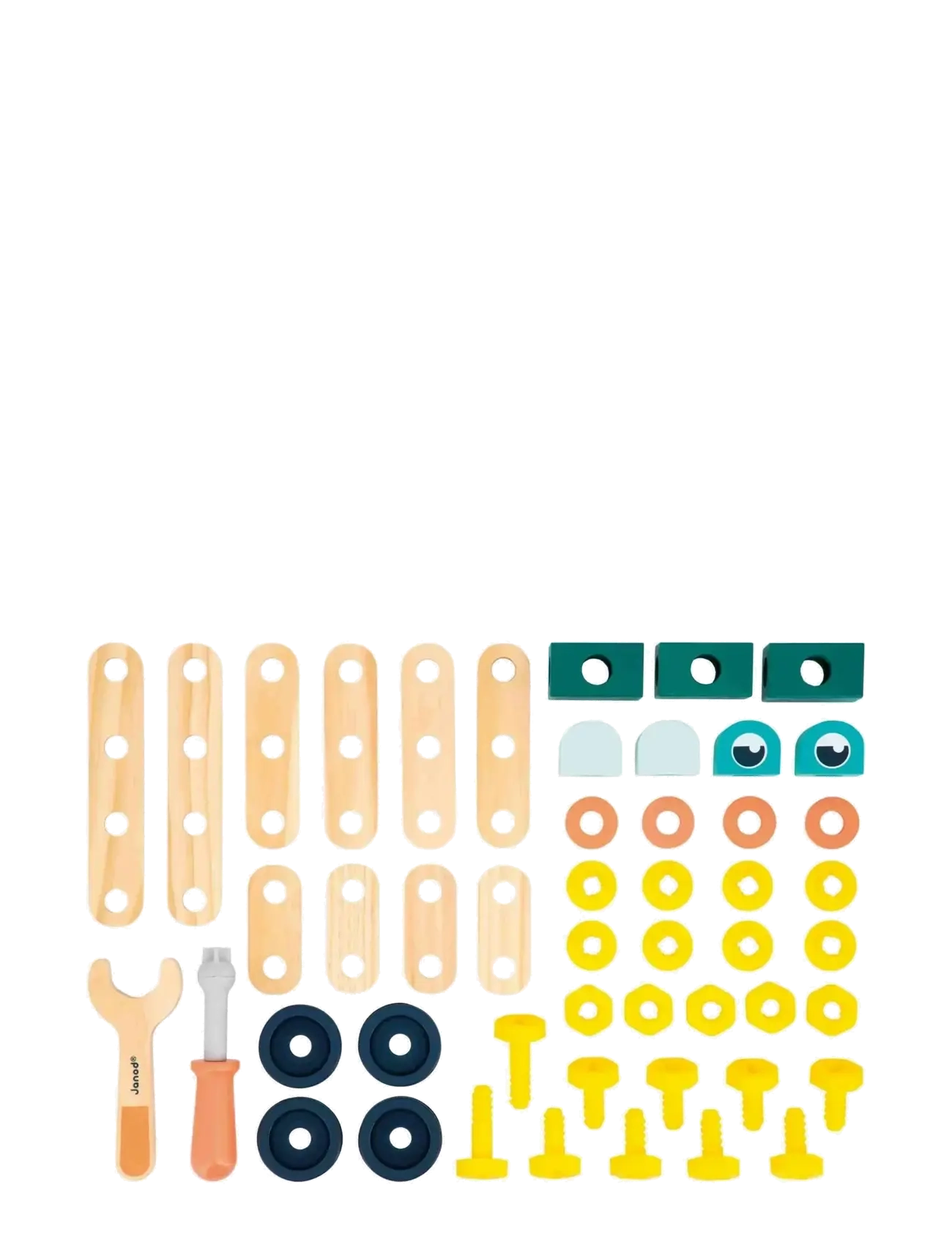 Janod - Janod - Brico'Kids - Barrel Of 50 Pcs - baukästen - multi - 3