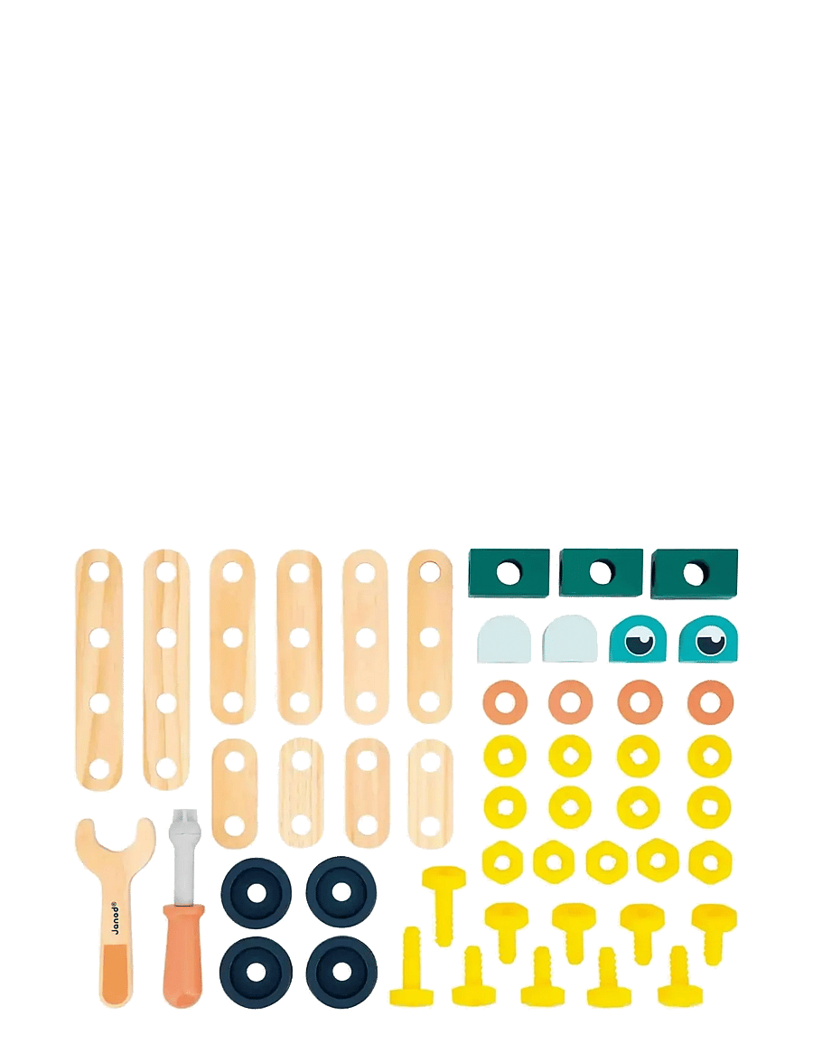 Janod - Janod - Brico'Kids - Barrel Of 50 Pcs - baukästen - multi - 3