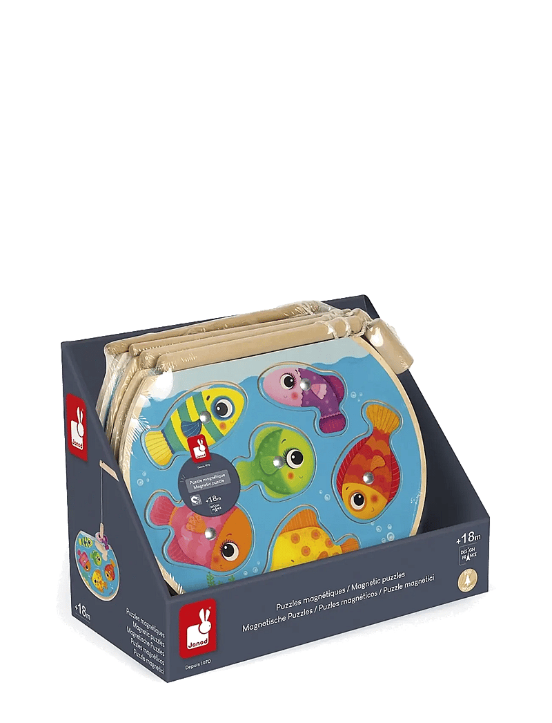 Janod - Speedy Fish Puzzle (wood) - puidust pusled - mulit - 0
