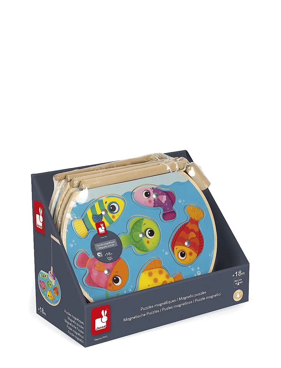 Janod - Speedy Fish Puzzle (wood) - holzpuzzle - mulit - 0