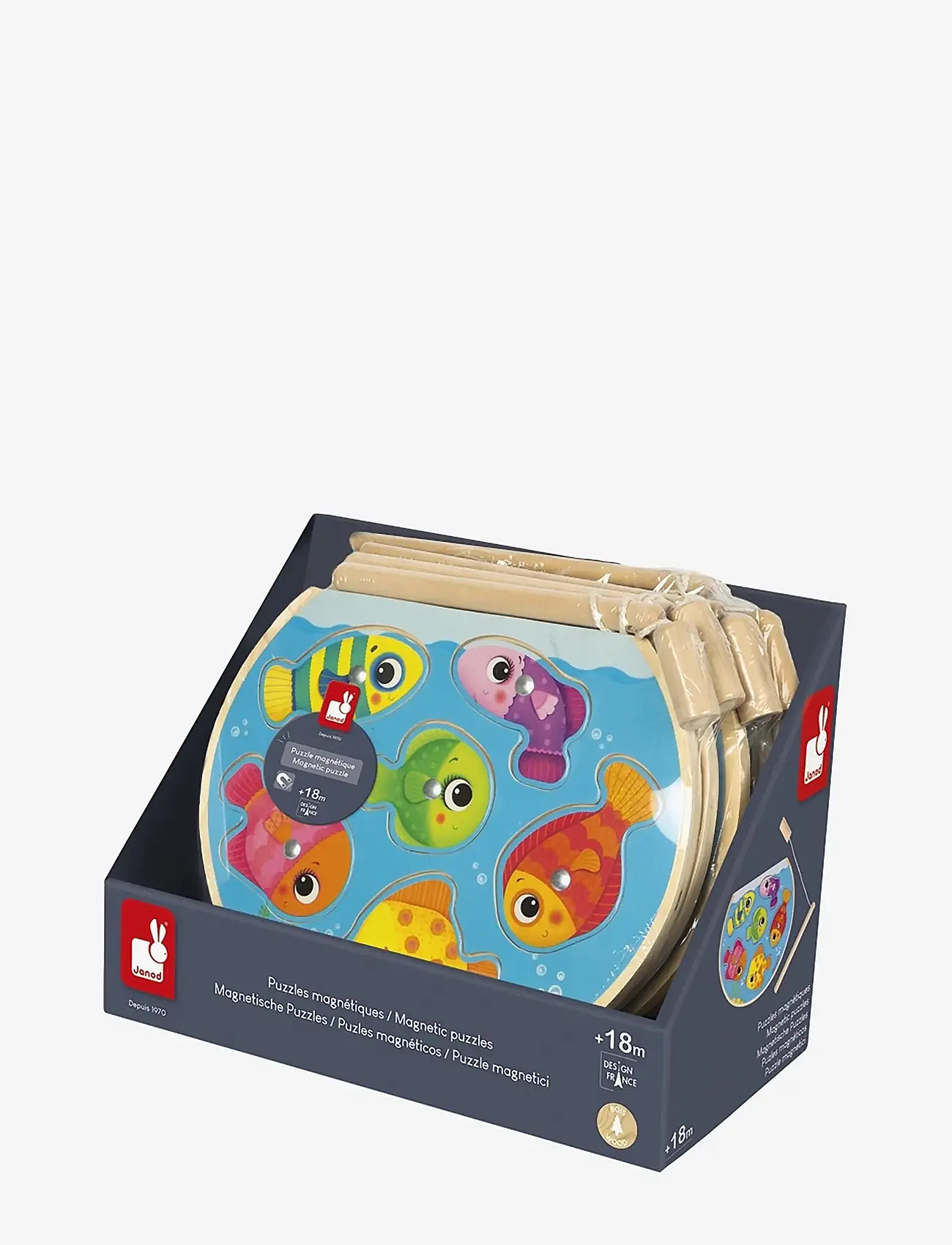Janod - Speedy Fish Puzzle (wood) - puidust pusled - mulit - 1