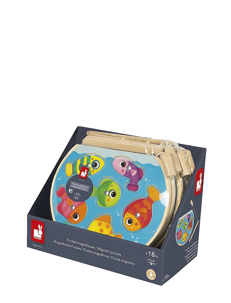 Janod - Speedy Fish Puzzle (wood) - puidust pusled - mulit - 1