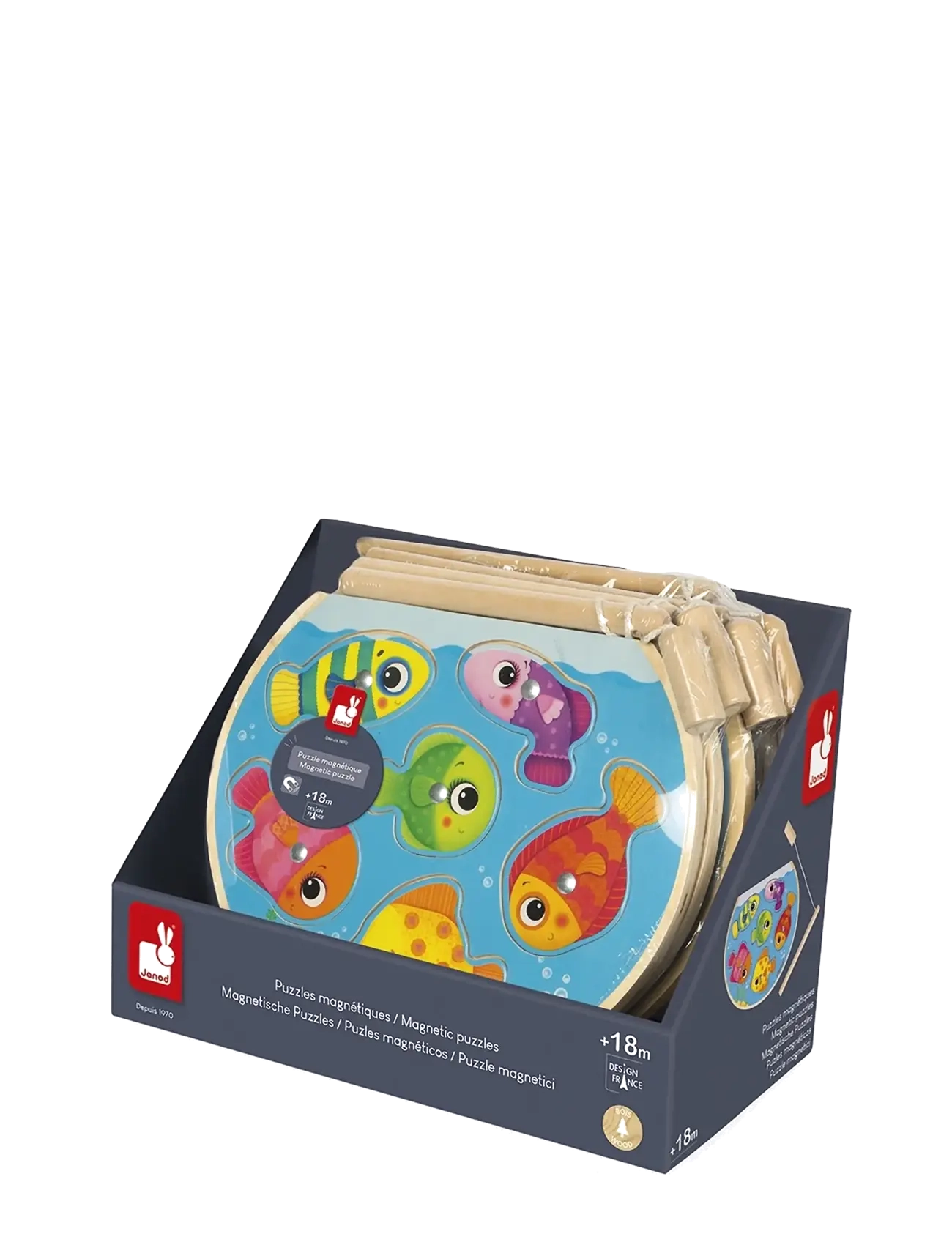 Janod - Speedy Fish Puzzle (wood) - holzpuzzle - mulit - 1