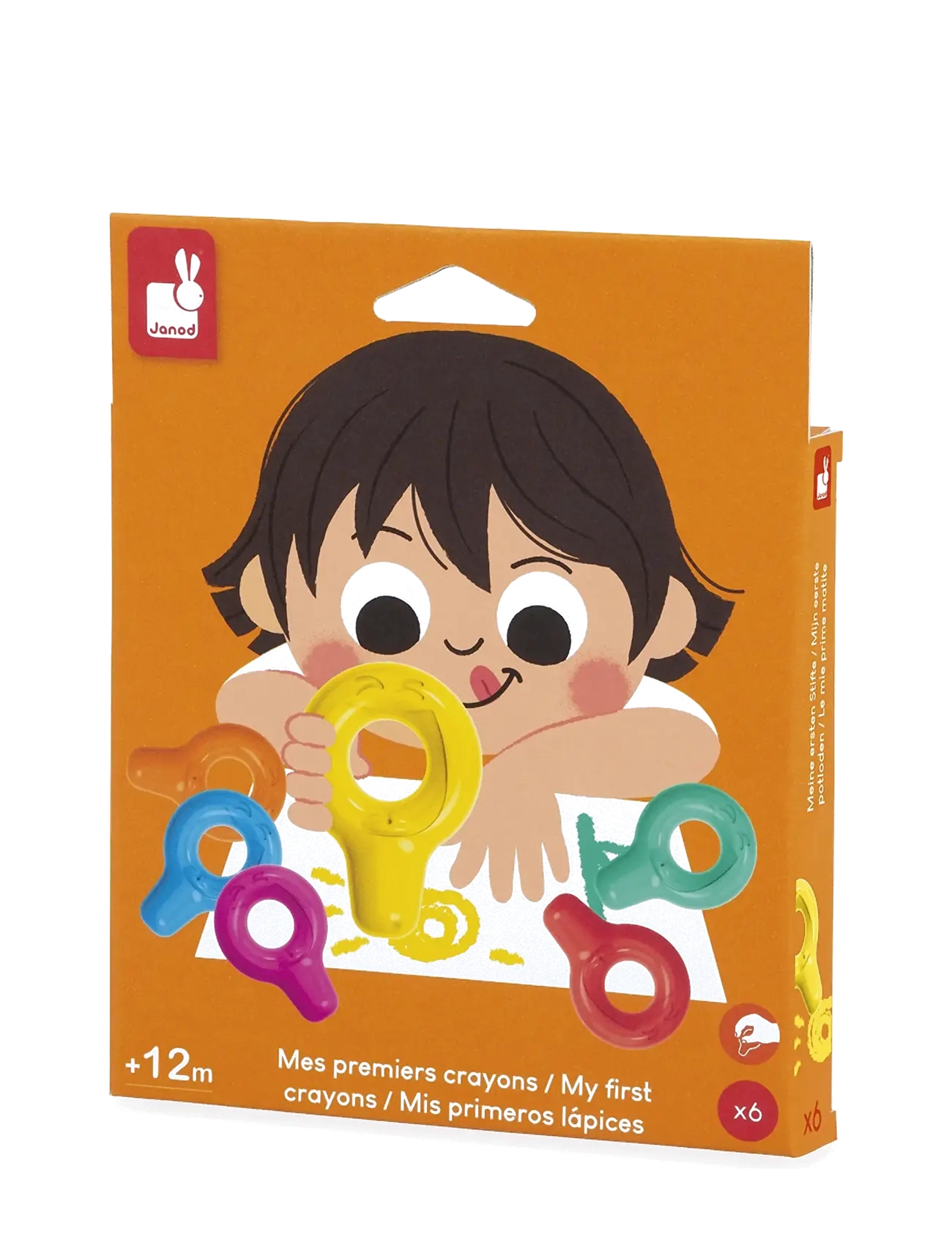 Janod Janod - My First Crayons - Tegne & Hobbyartikler - MULTI / multi