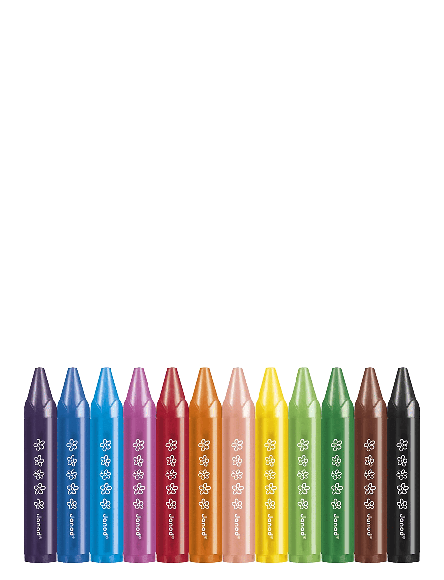 Janod - Wax Crayons - blýantar - mulit - 2