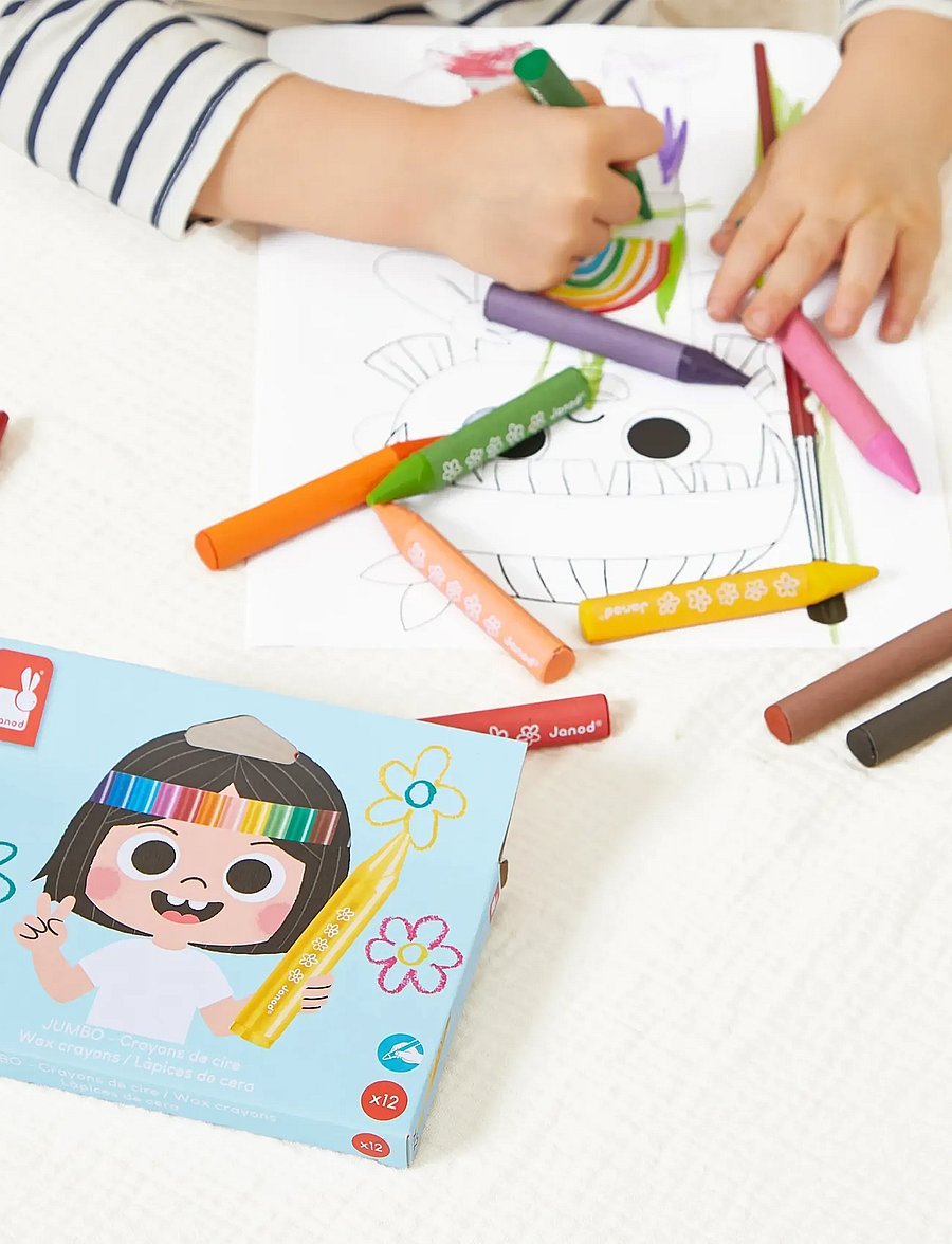 Janod - Wax Crayons - blýantar - mulit - 4