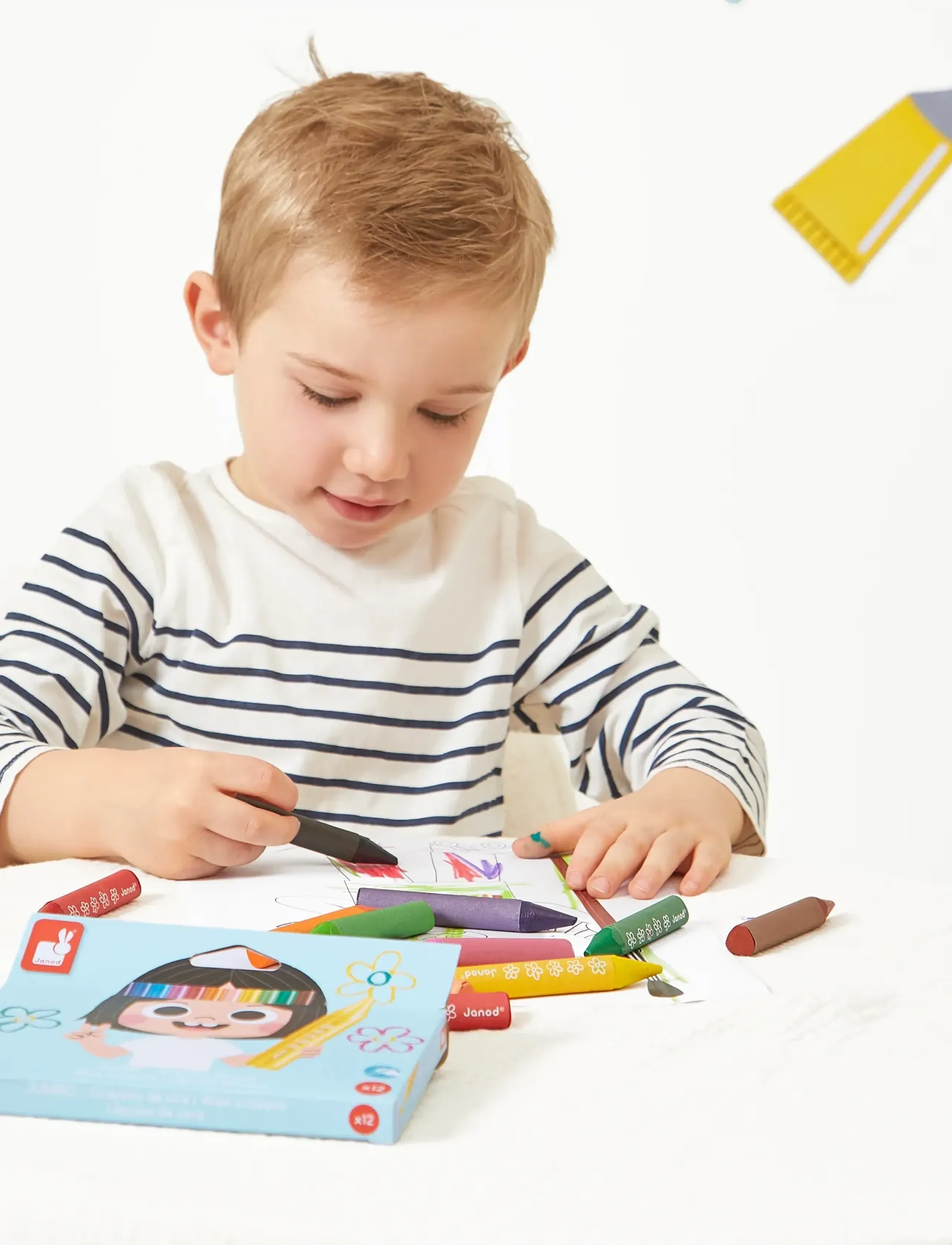 Janod - Wax Crayons - blýantar - mulit - 5