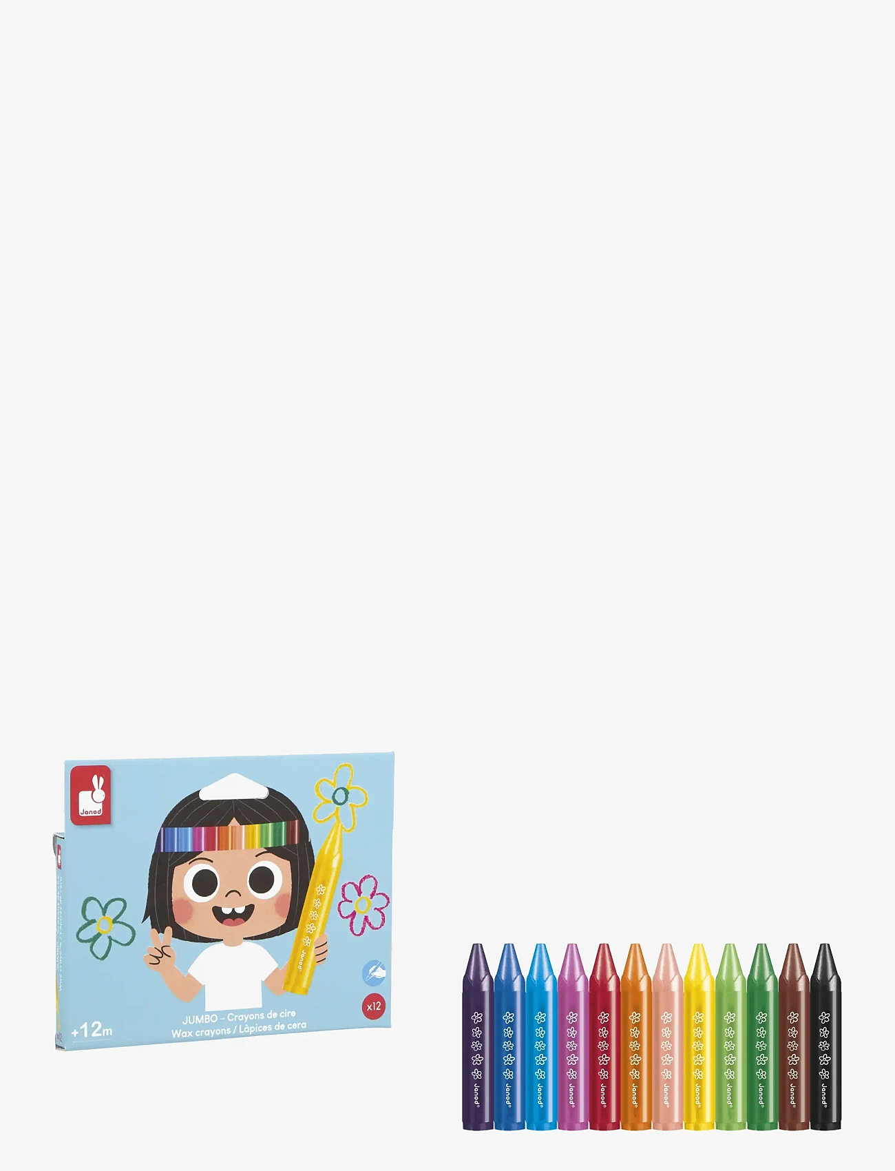Janod - Wax Crayons - pliiatsid - mulit - 3
