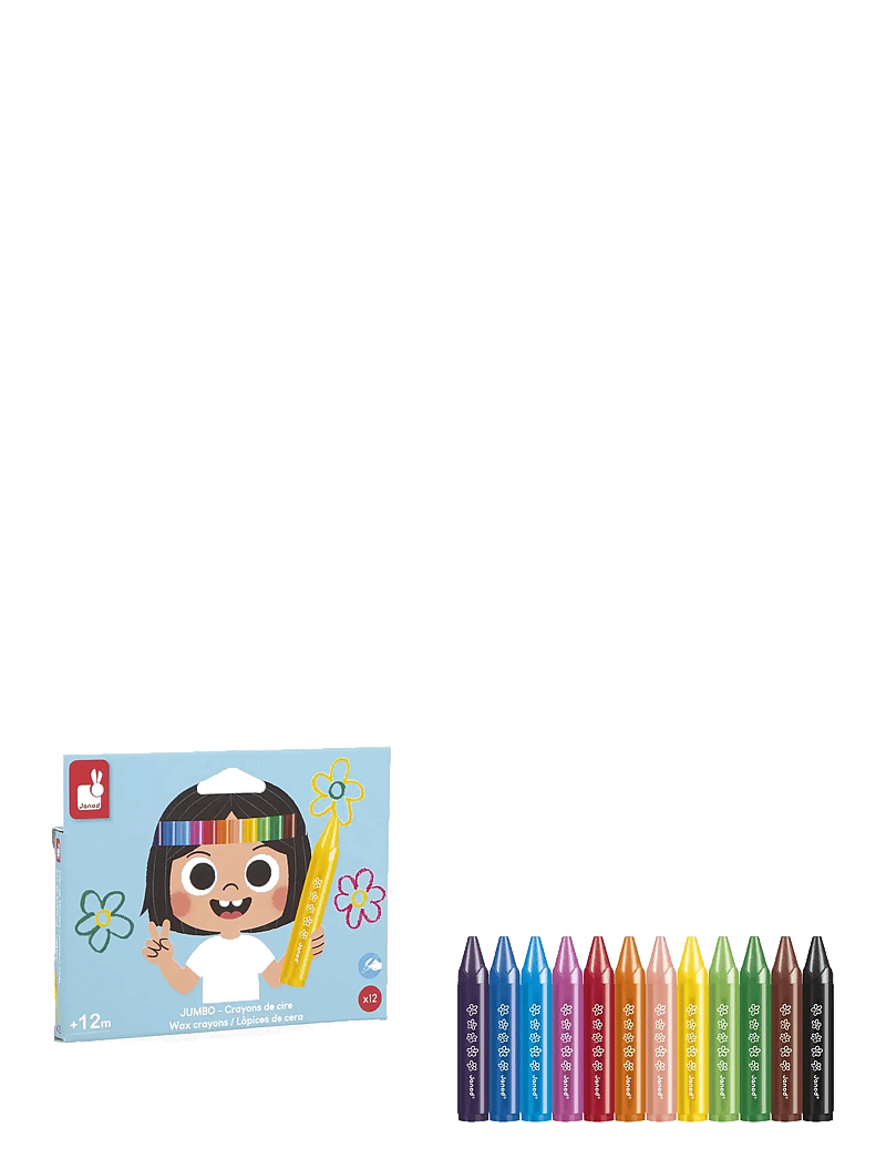 Janod - Wax Crayons - pliiatsid - mulit - 3
