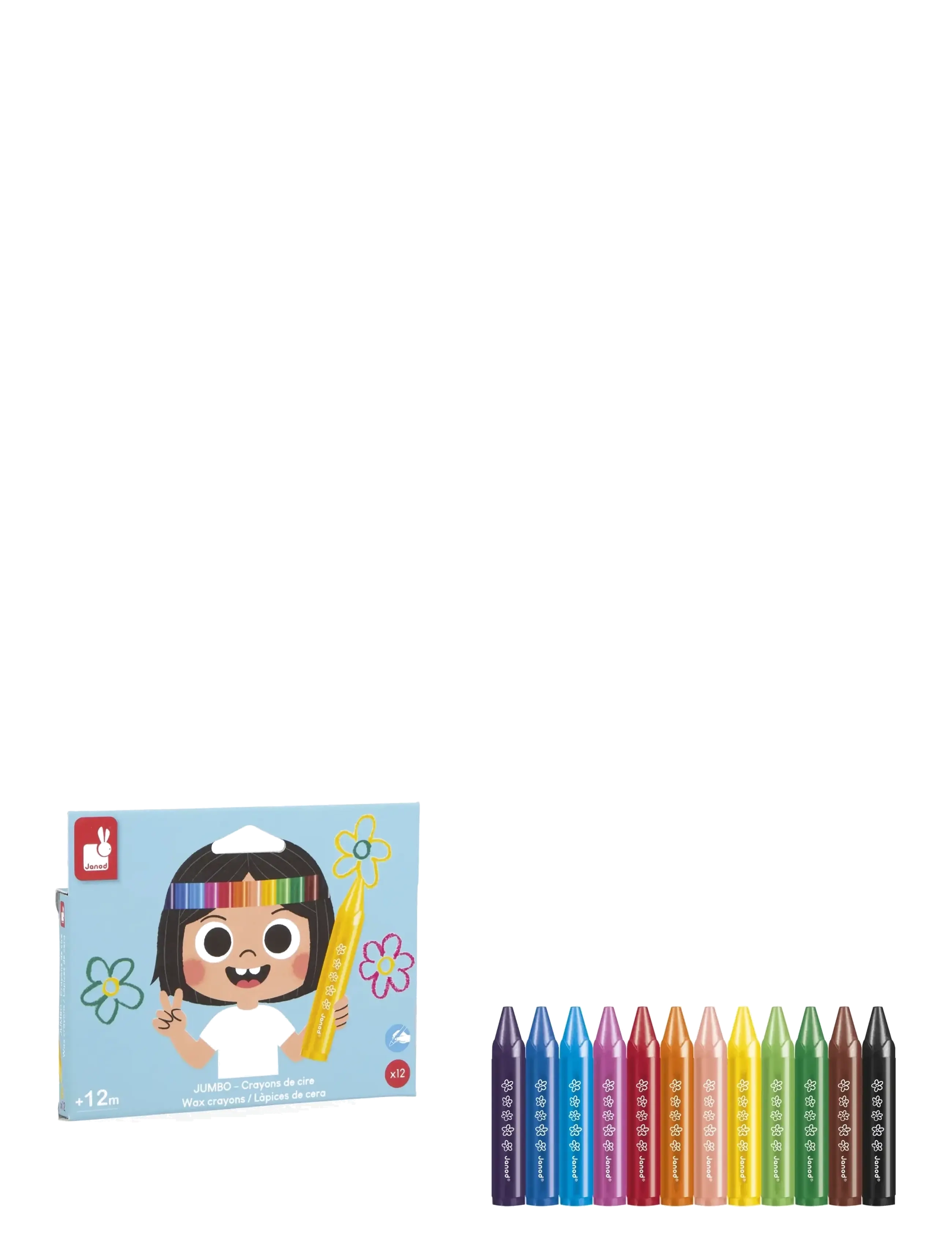 Janod - Wax Crayons - blýantar - mulit - 3