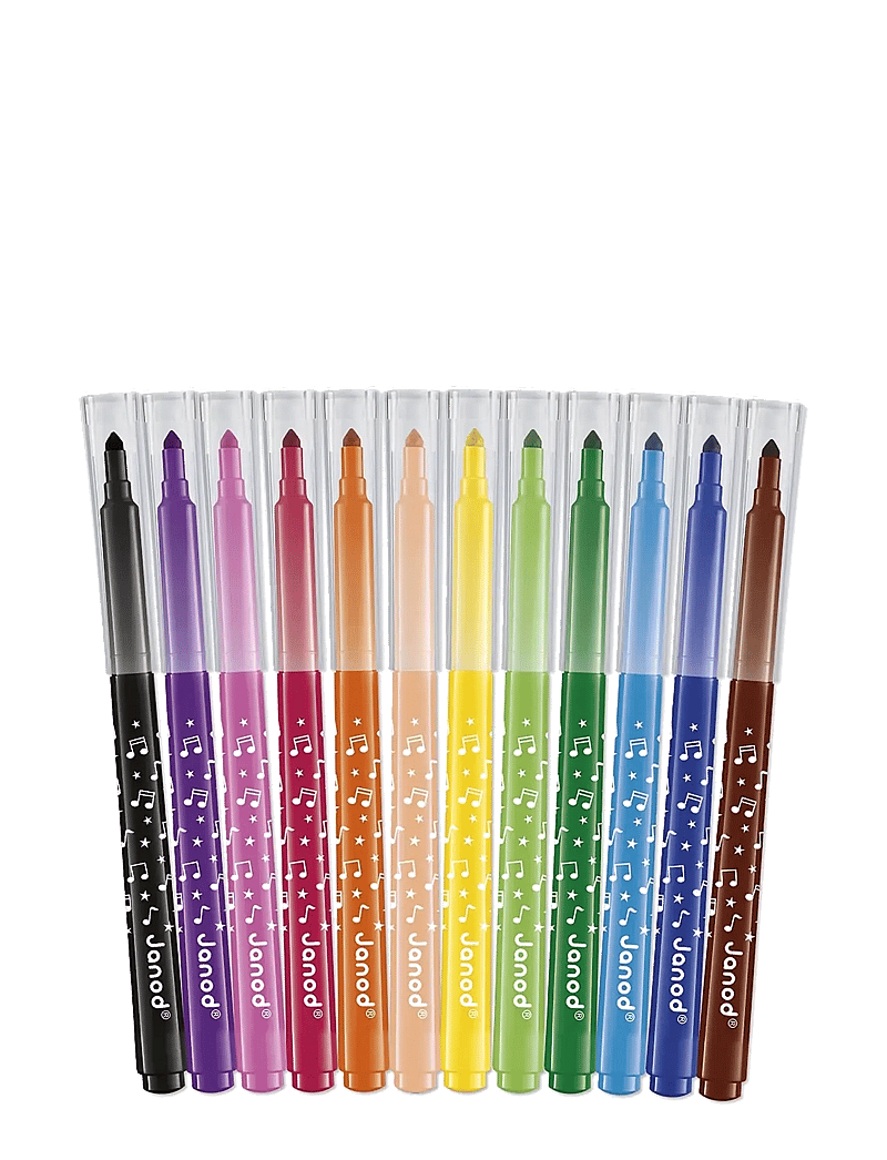 Janod - Long-Lasting Felt-Tip Pens - pliiatsid - mulit - 1
