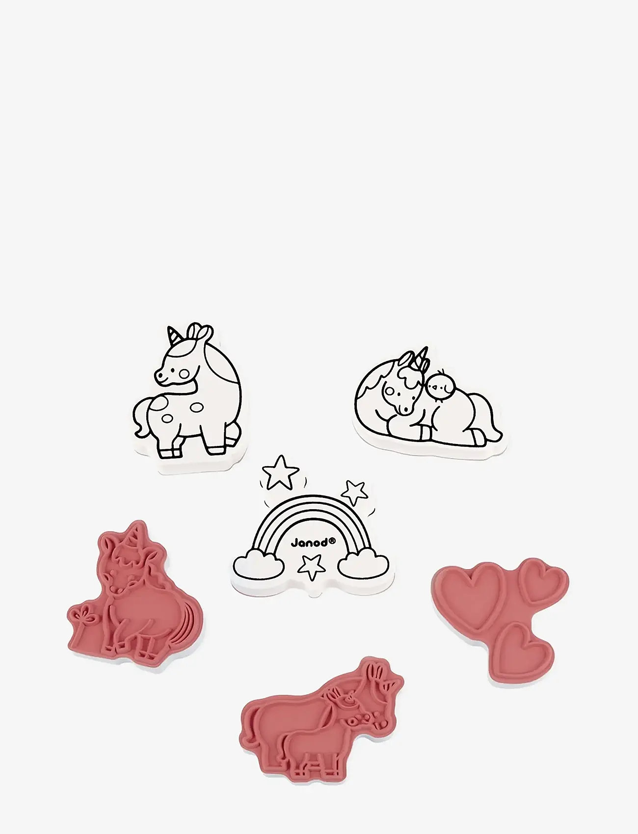 Janod - Unicorn Stampinoo - 15 Stamps - stempel - mulit - 2