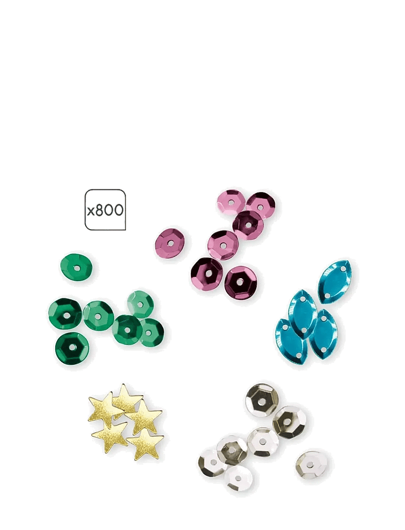 Janod - Sequins To Stick Mermaids - craft sets - mulit - 2
