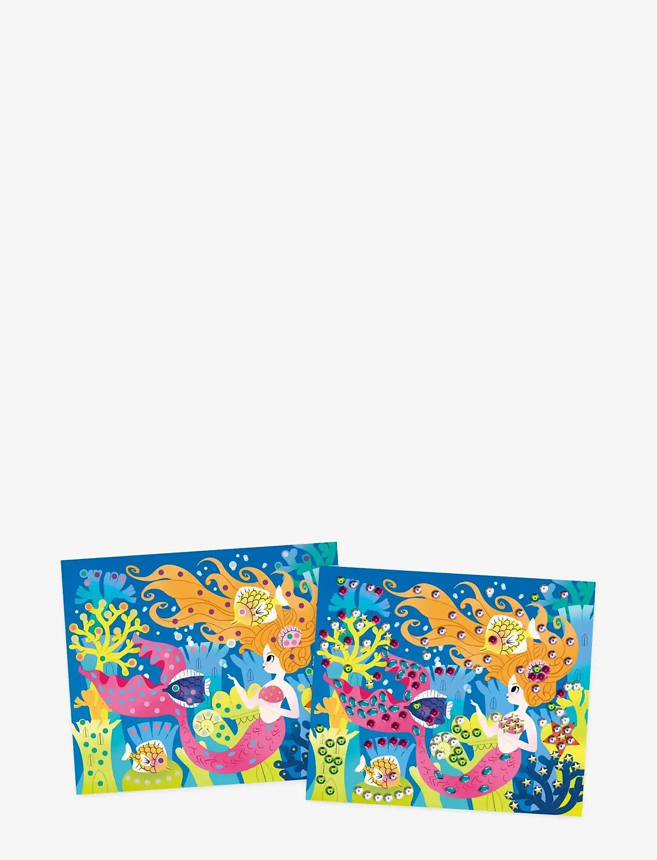 Janod - Sequins To Stick Mermaids - craft sets - mulit - 3