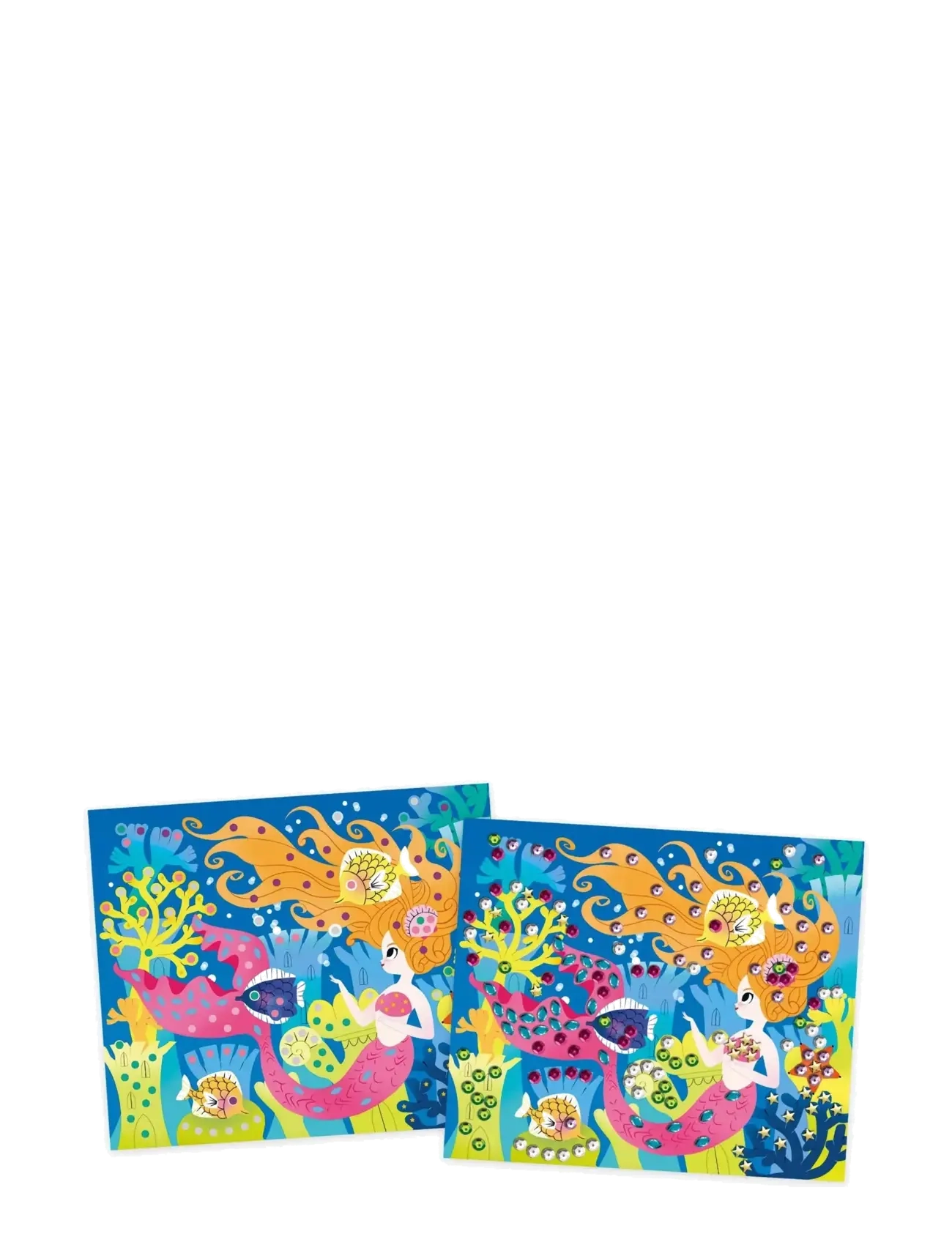 Janod - Sequins To Stick Mermaids - bastelset - mulit - 3