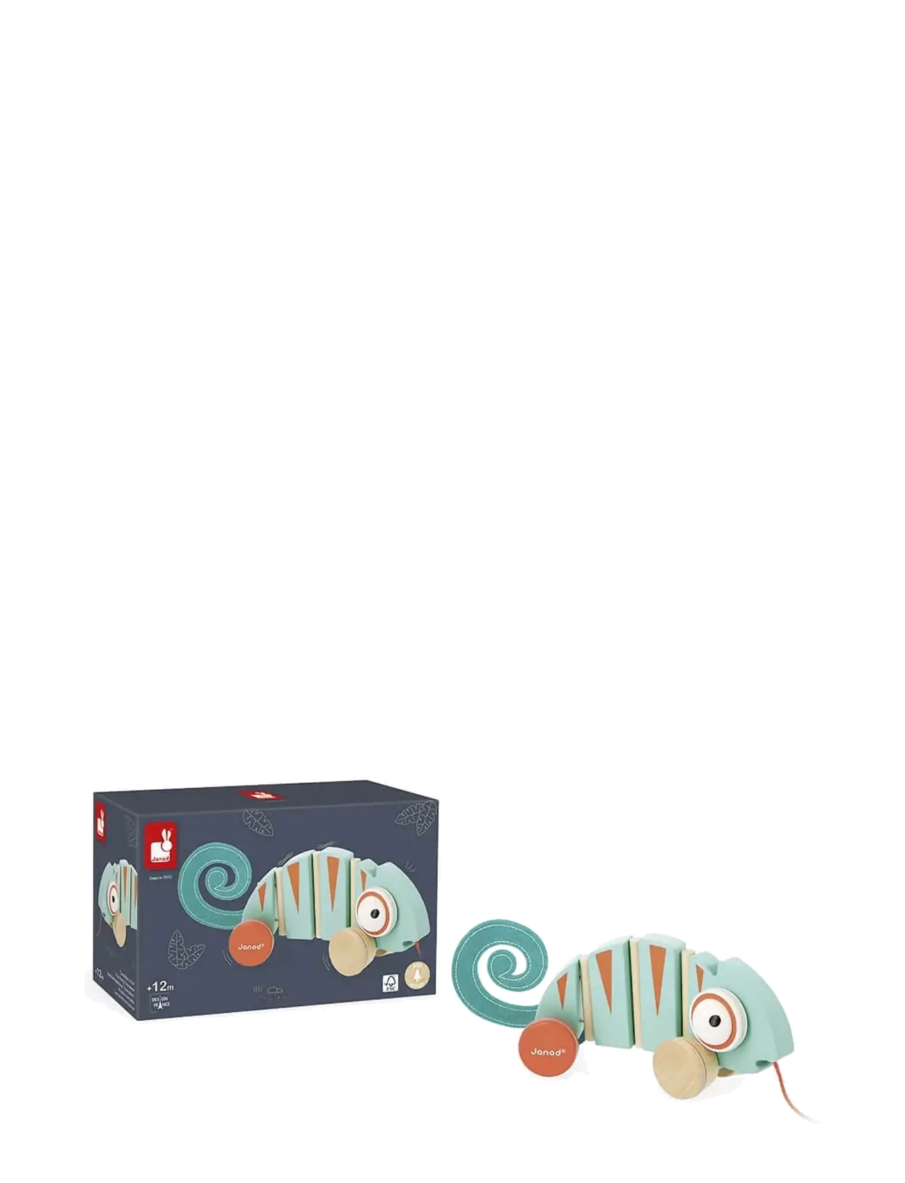 Janod - Janod - Tropik - Pull-along Chameleon - tõmmatavad mänguasjad - multi - 3
