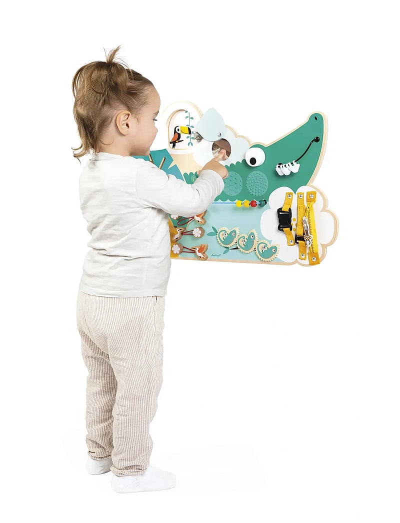 Janod - Tropik - Crocodile Activity Board - zabawki interaktywne - mulit - 3