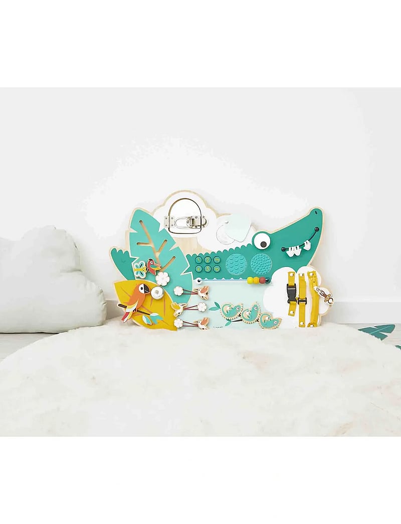 Janod - Tropik - Crocodile Activity Board - zabawki interaktywne - mulit - 5